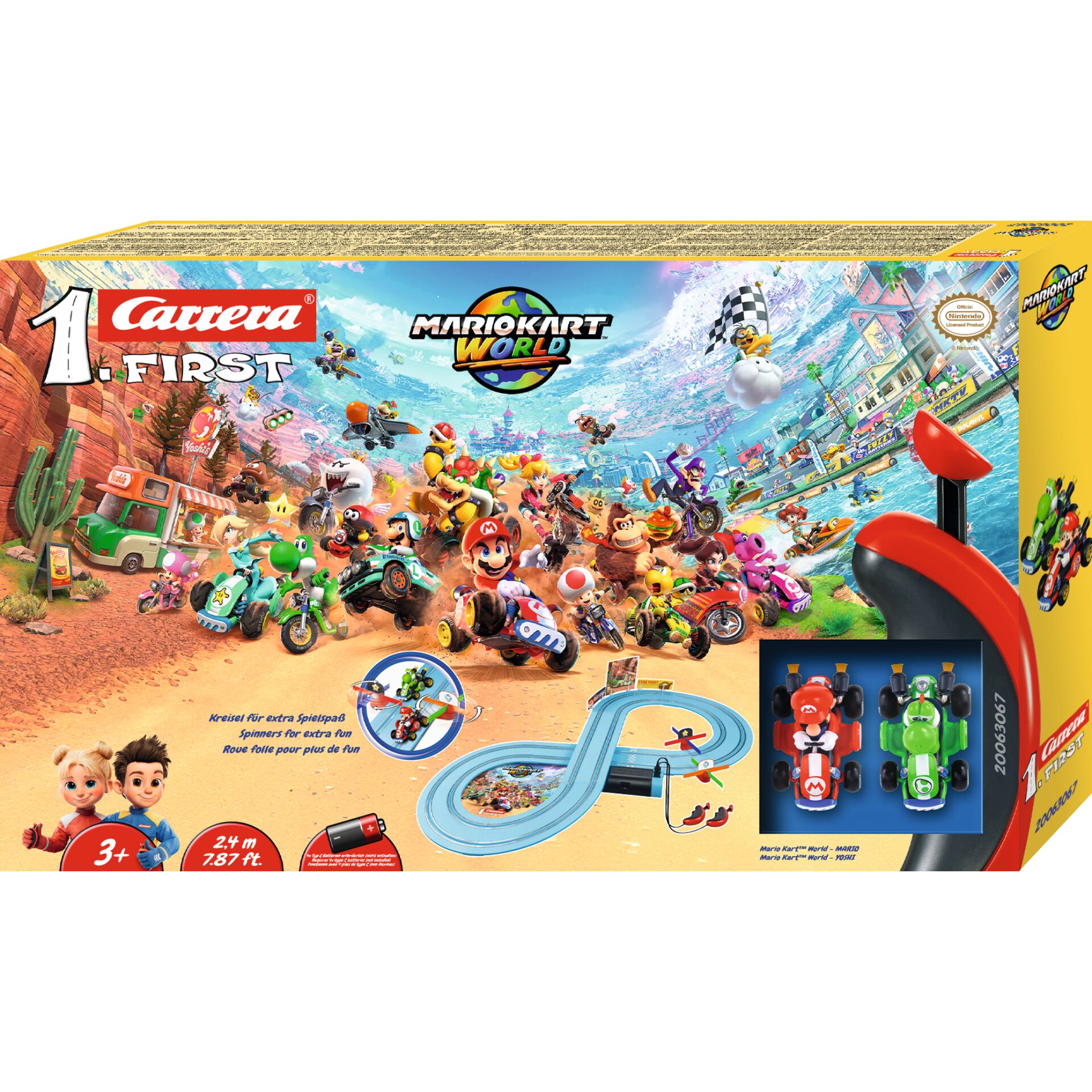 Spielset, Mario Kart, Rennbahn, Kartbahn, Strecke mit Looping
