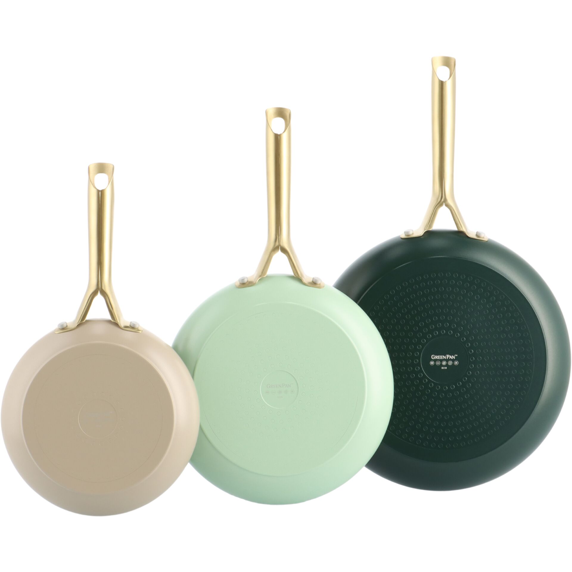 Pfannen, Pfannen-Set, Teflon, Non-Stick, Griffbereit