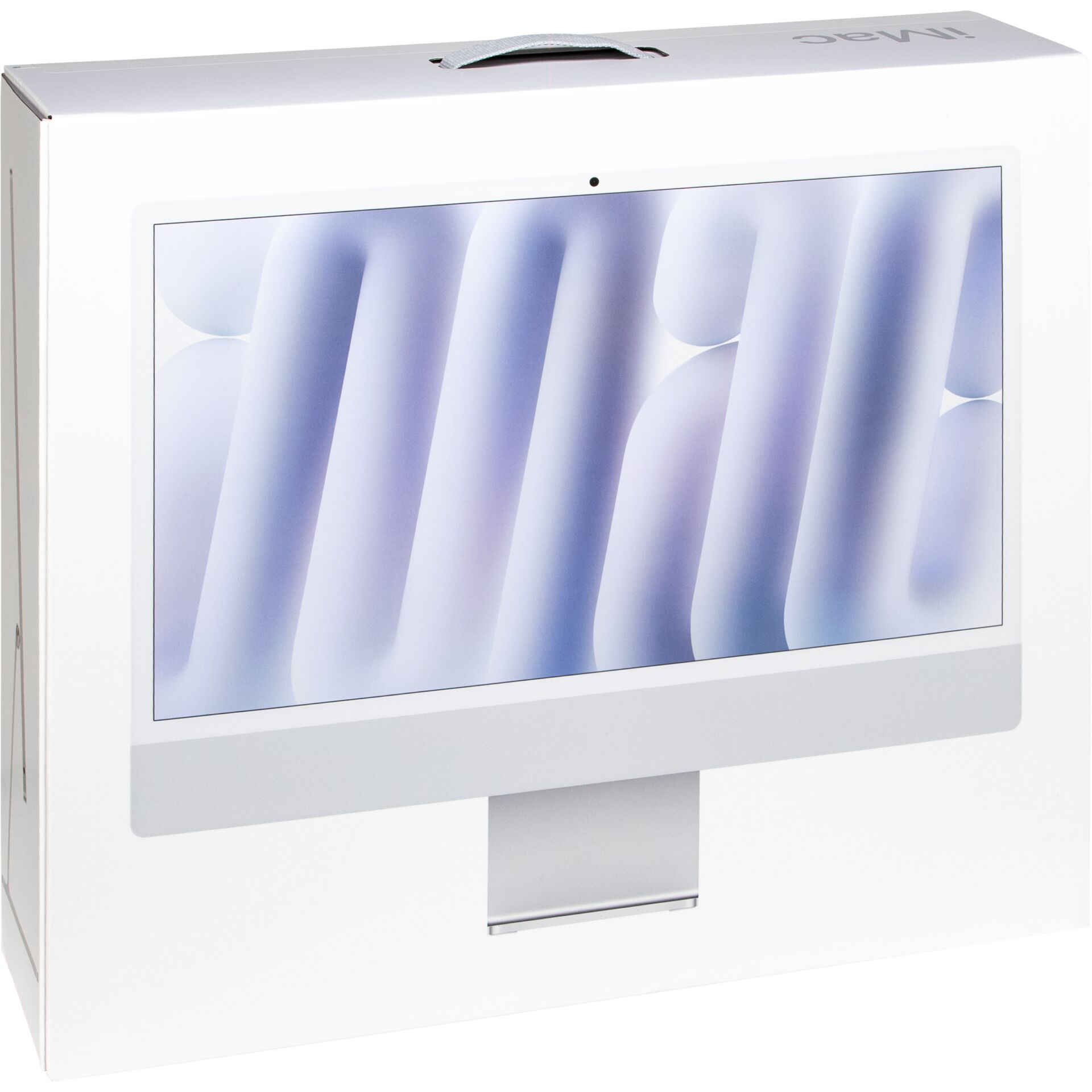 monitor, all-in-one, desktop display, silberständer, 24-zoll