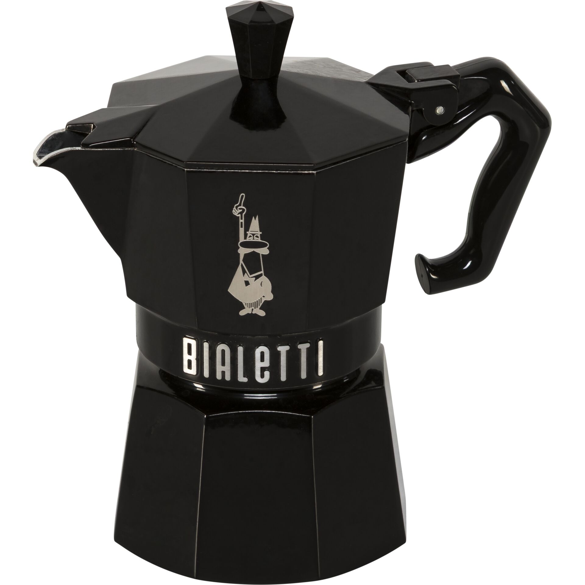Kaffeemaschine, Espresso Pot, Schwarz, Bialetti, Induktionsgeeignet