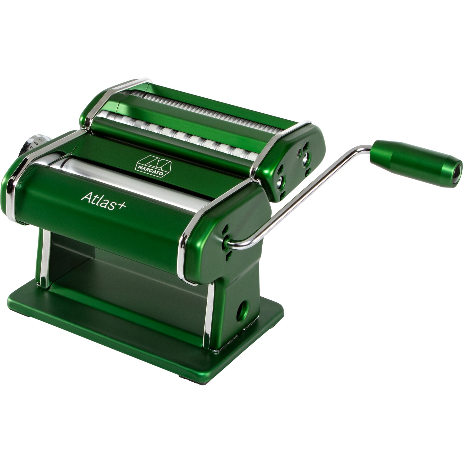 pasta machine, manuelle Kurbel, grüne Farbe, Atlas+, Nudelmaschine