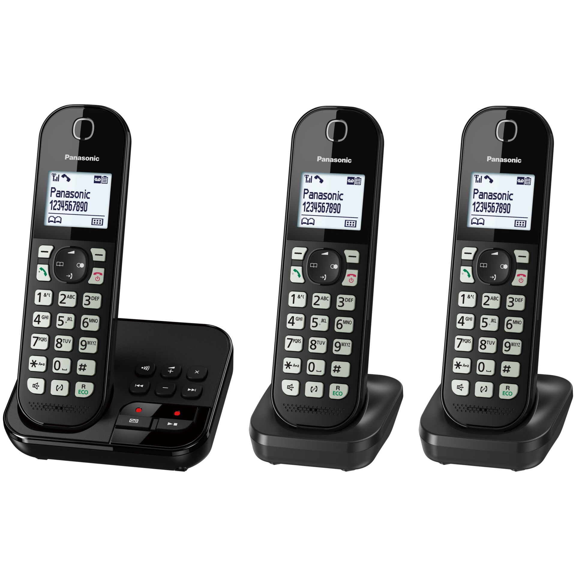 DECT Telefon, Mobiltelefon, Bluetooth, Anrufbeantworter, Panasonic