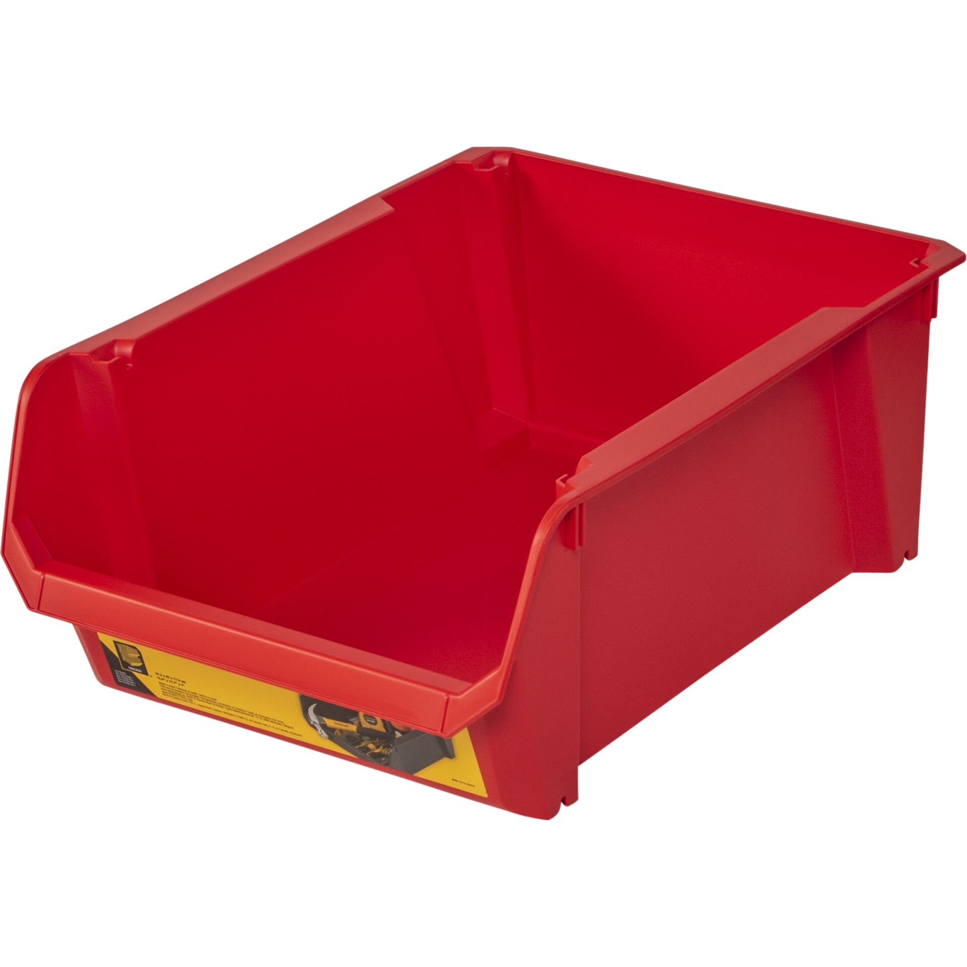 Aufbewahrungsbox, Kleine Box, Rot, Kunststoffbox, Aufbewahrung, Plastikbehälter, Aufbewahrungsbox, Rot, großes Fassungsvolumen, Offene Box