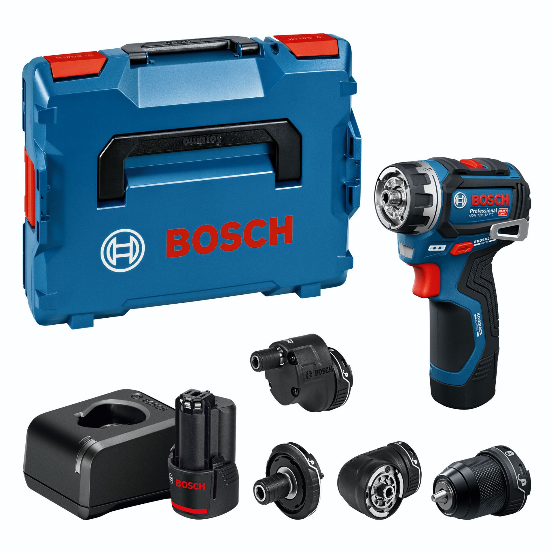 Pistola atornilladora, Set de herramientas, Batería, Casete/Estuche, BoschProfessional