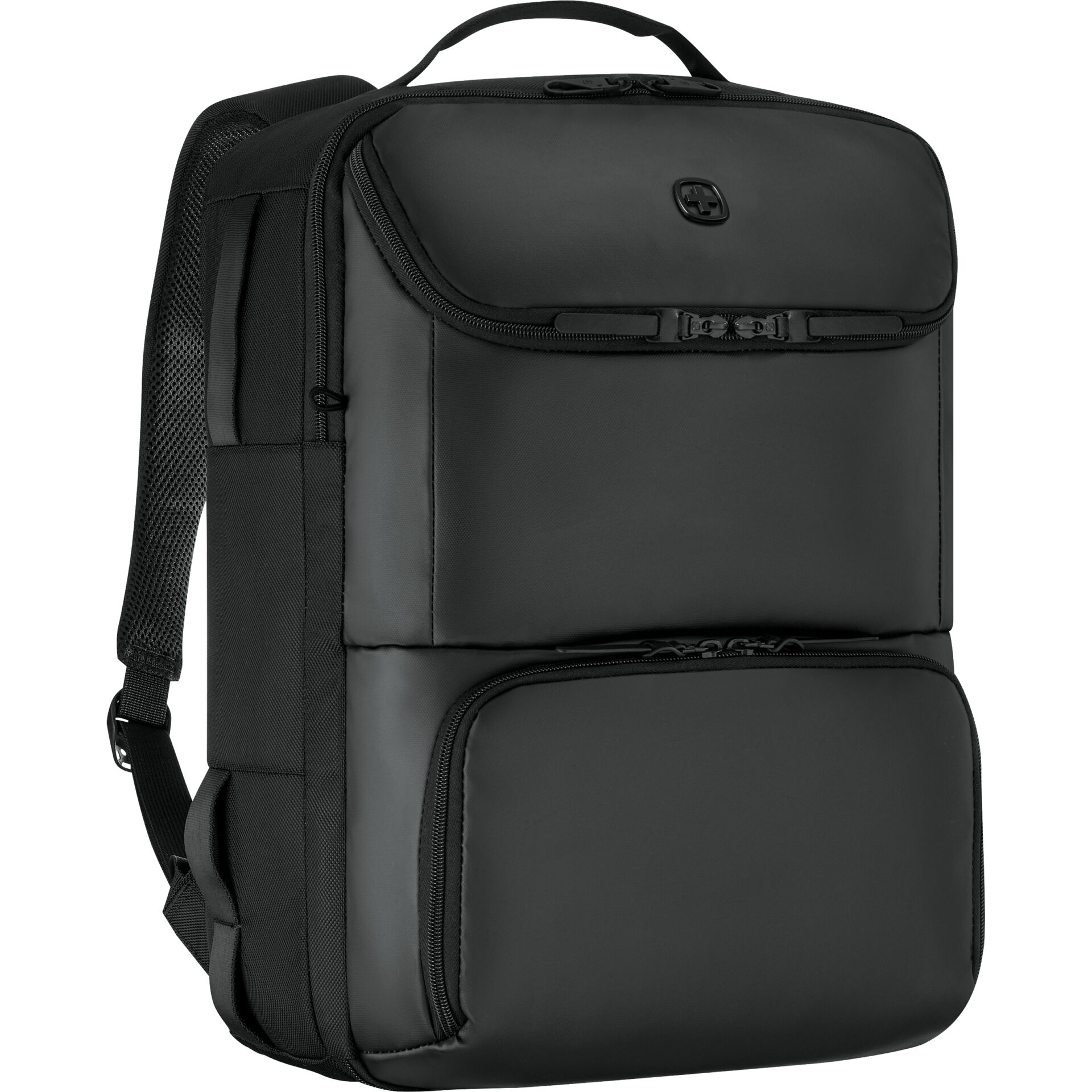 Rucksack, Laptopfach, Schwarz, Reisetasche, Fronttasche