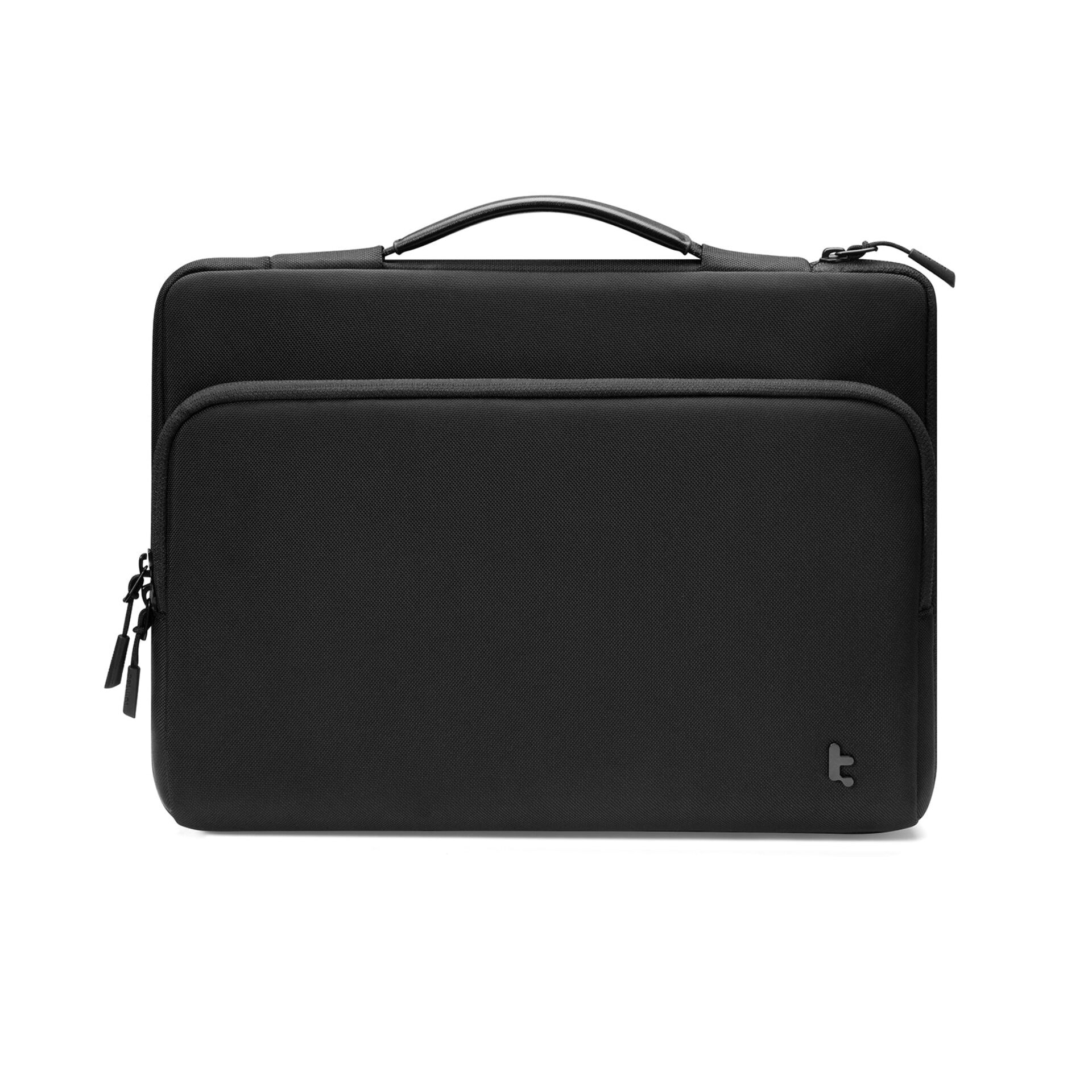 Laptoptasche, Schwarz, Reißverschlussfach, Tragetasche, Minimalistisch