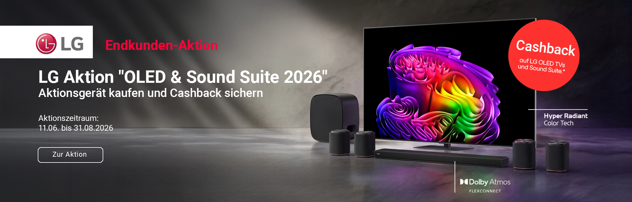 TV, Soundbar, OLED, Lautsprecher, Buntes Display