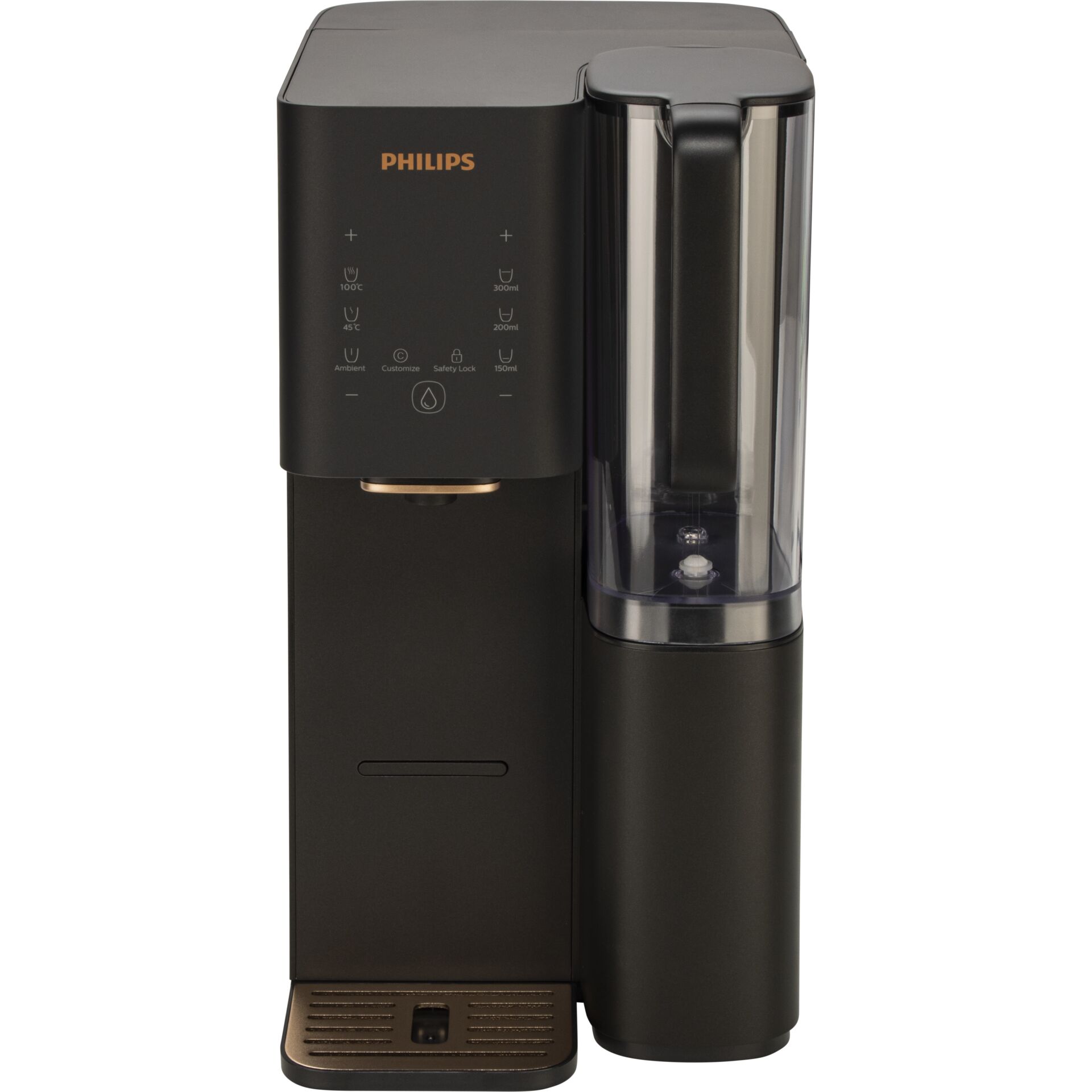 Kaffeemaschine, Pulverkaffee, Wassertank, Schwarz, Moderne Oberfläche