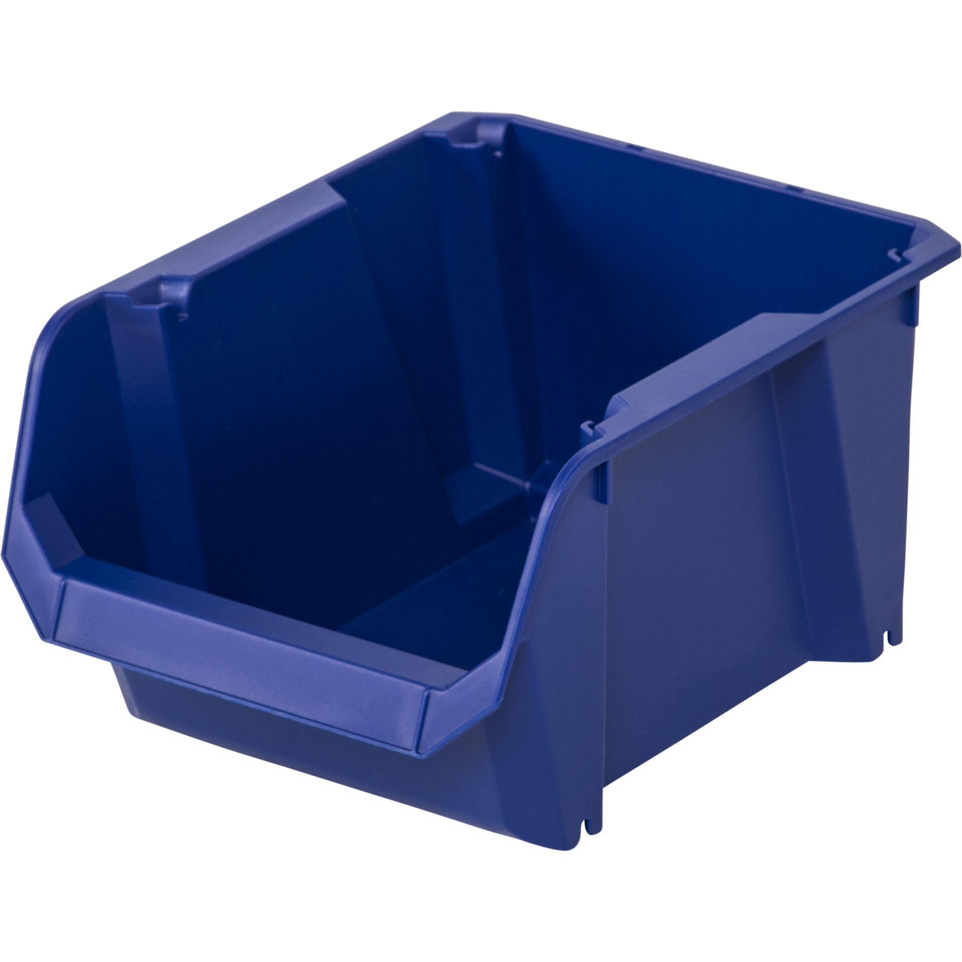 plastic bin, storage box, blue, container, stackable, Aufbewahrungsbehälter, Kunststoffbehälter, blauer Behälter, Kiste, offener Behälter