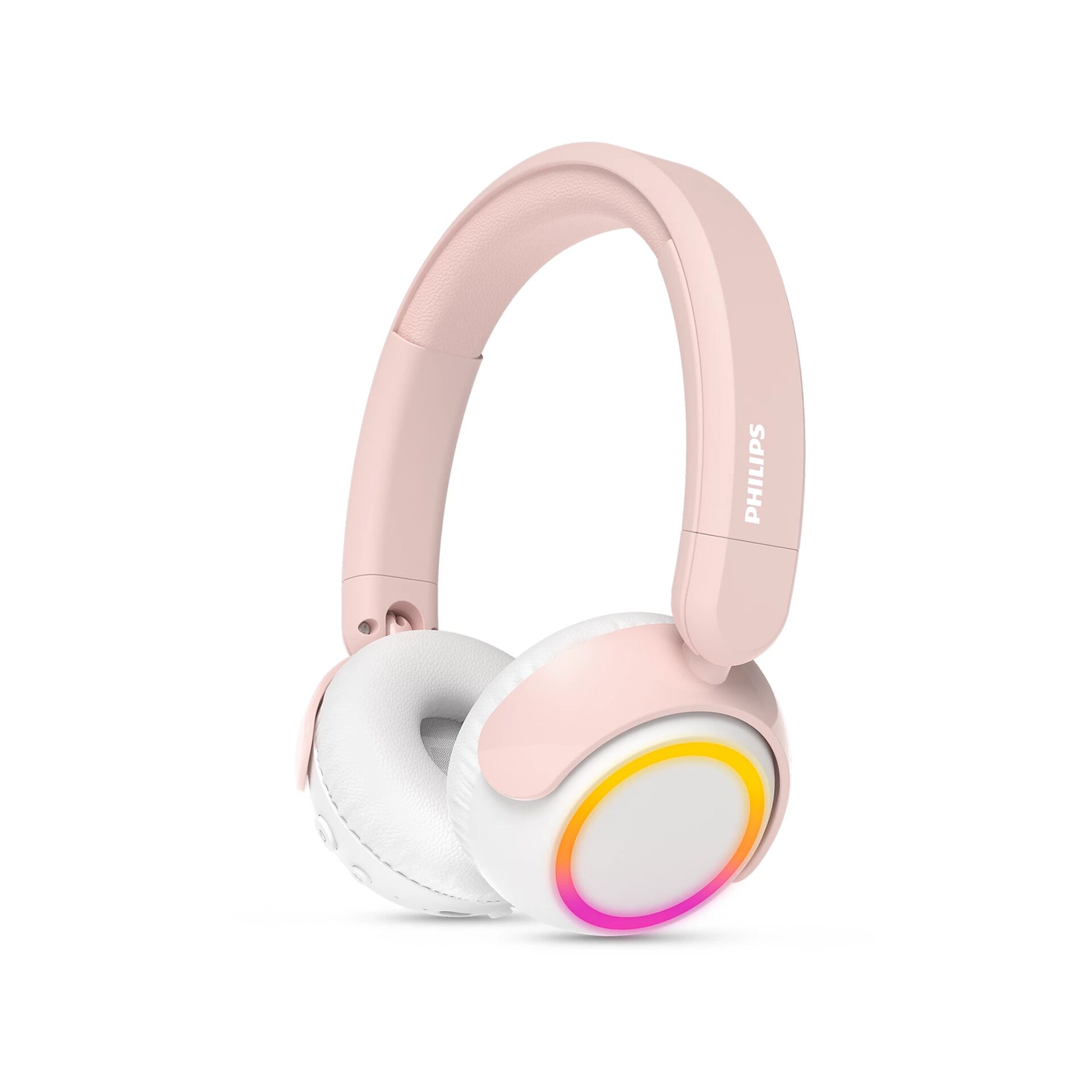 kopfhörer, overear, pink, ohrenmuschel, LED-ring, Phillips