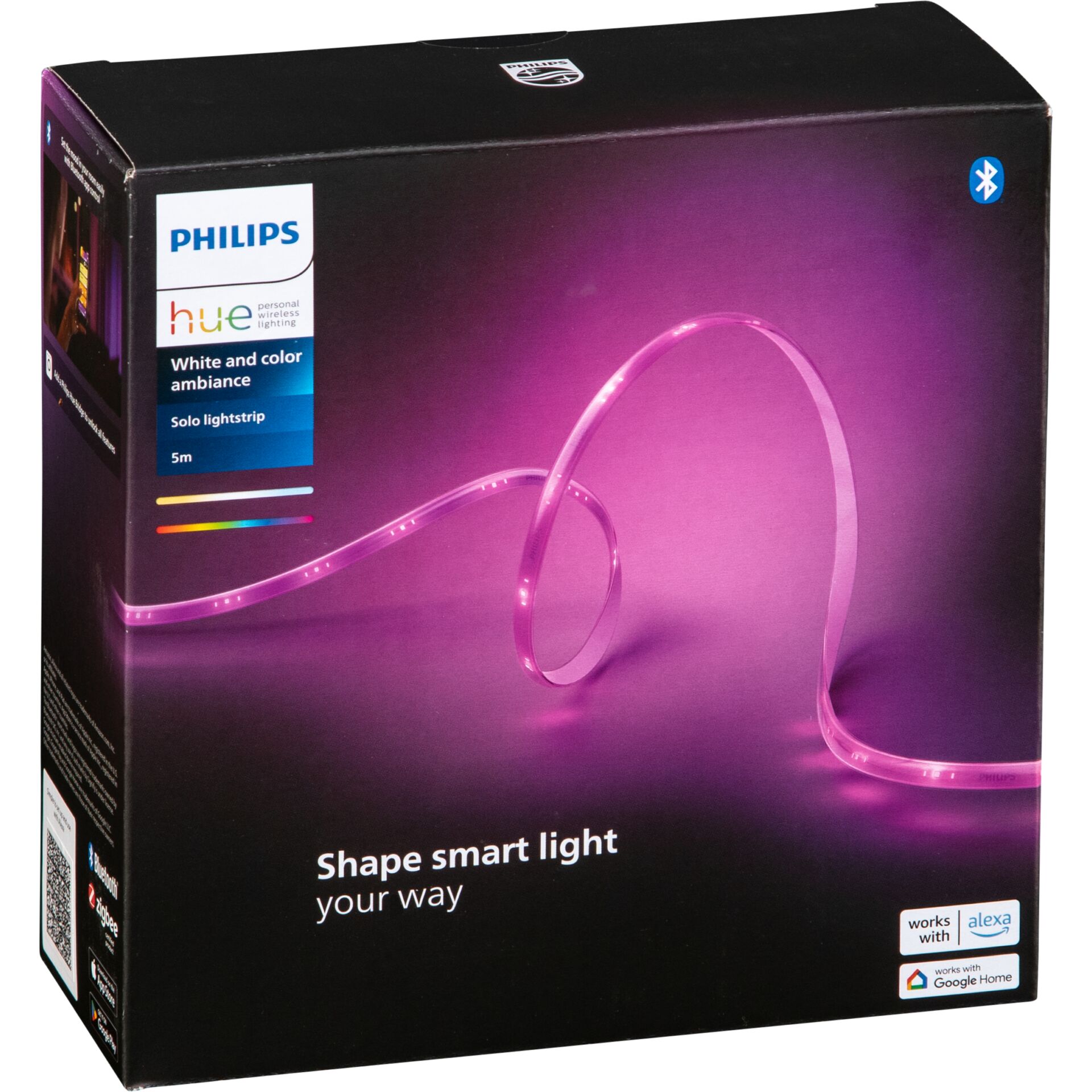 LED-Streifen, RGB, pinkes Licht, Philips Hue, Bluetooth