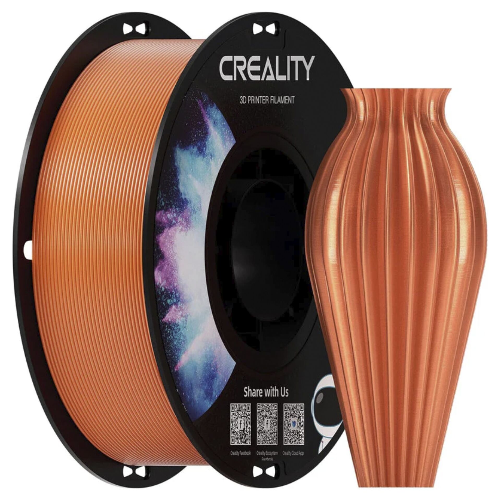 3D-Druck Filament, Kupfer Farbe, Spule, PLA Filament, Filament Spule