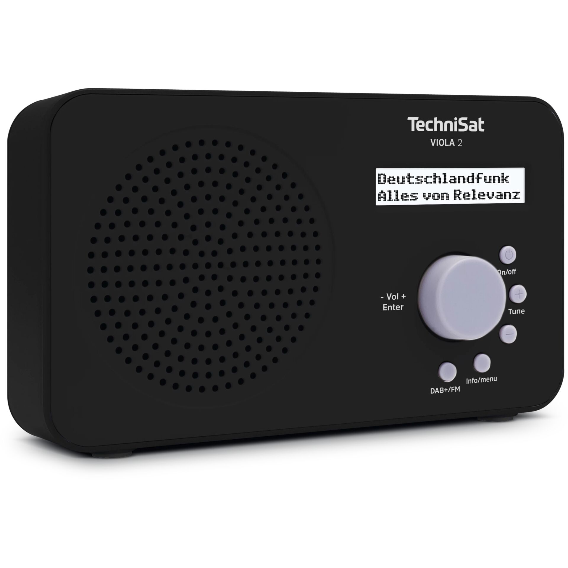 Radio, Lautsprecher, Digitalanzeige, Drehknopf, DAB/FM