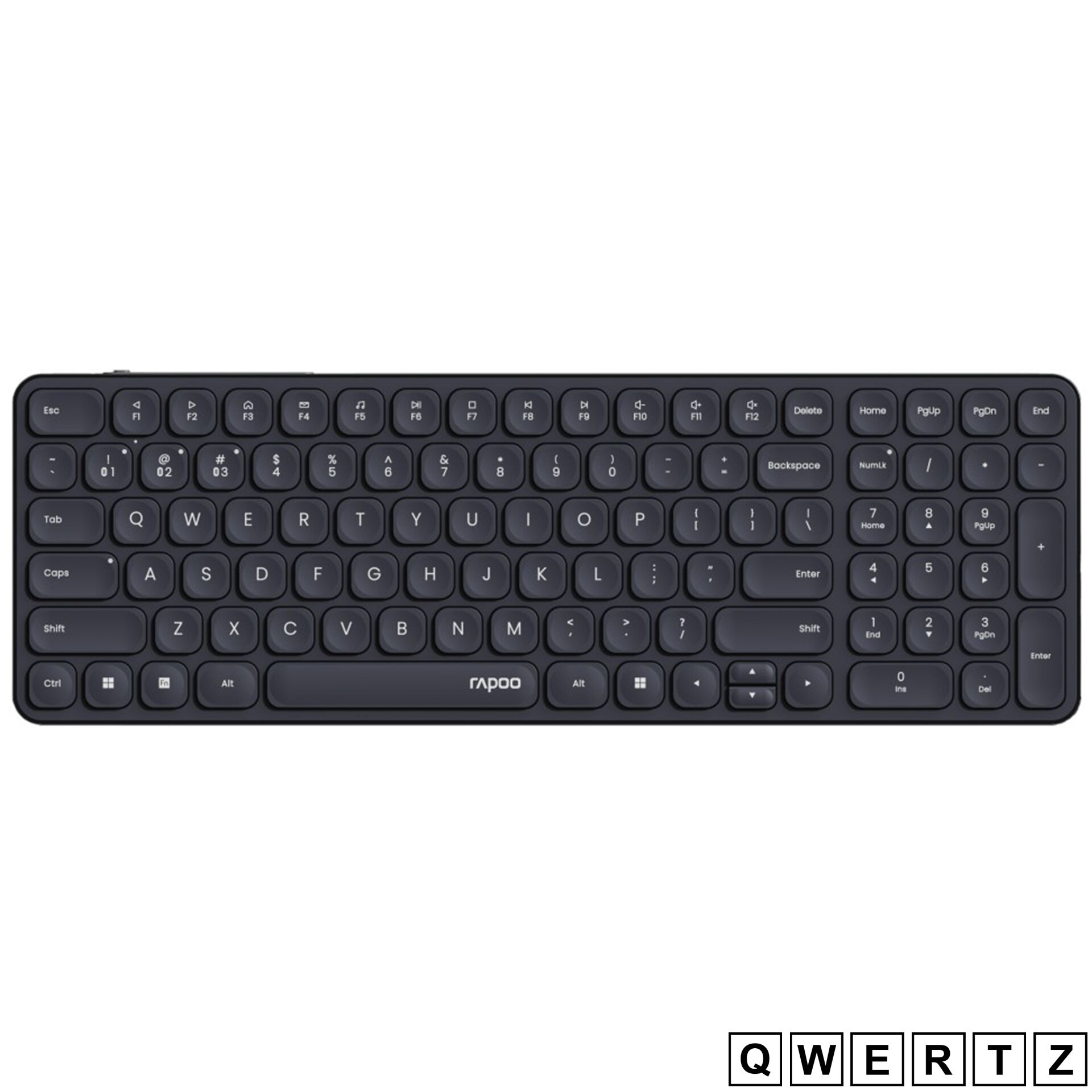 Computer, Computerausrüstung, Computer-Tastatur, Elektronik, Hardware, tastatur, kabellose, layout-qwertz, numpadt, silber-schwarz