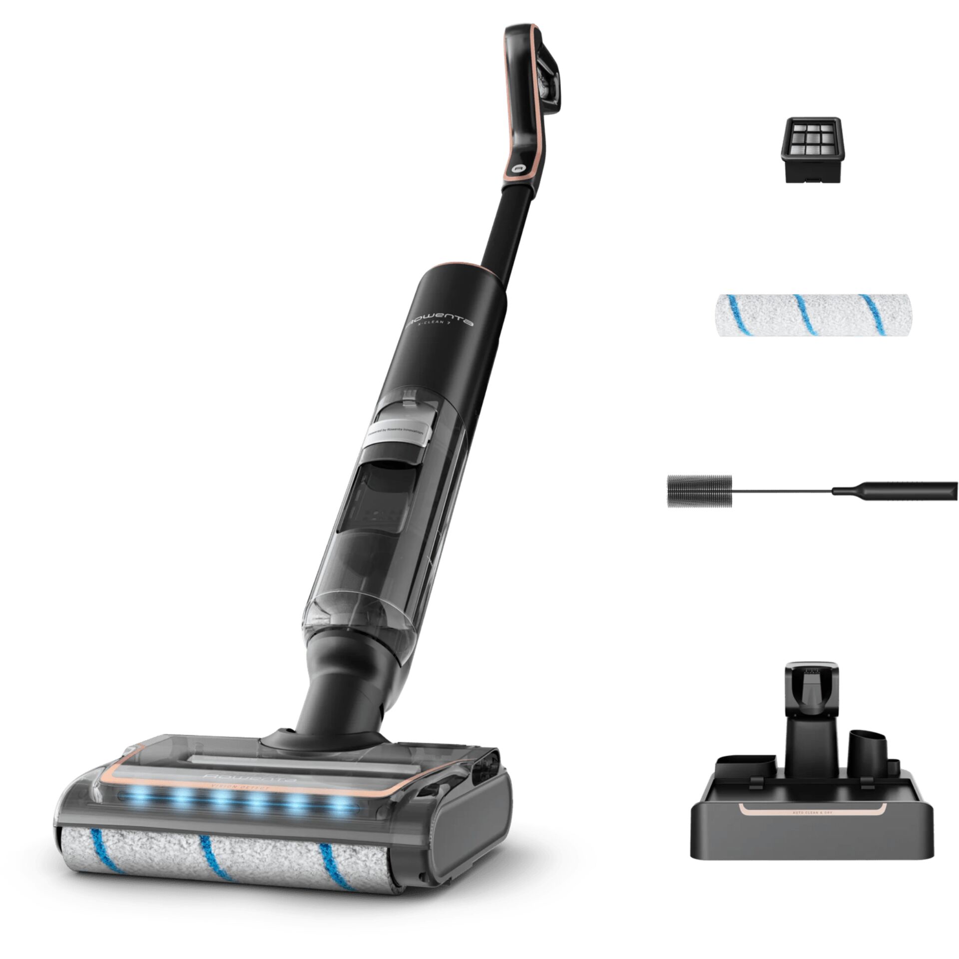 Staubsauger, Akku, Bodenreiniger, Teleskopstange, Moppeinheit
