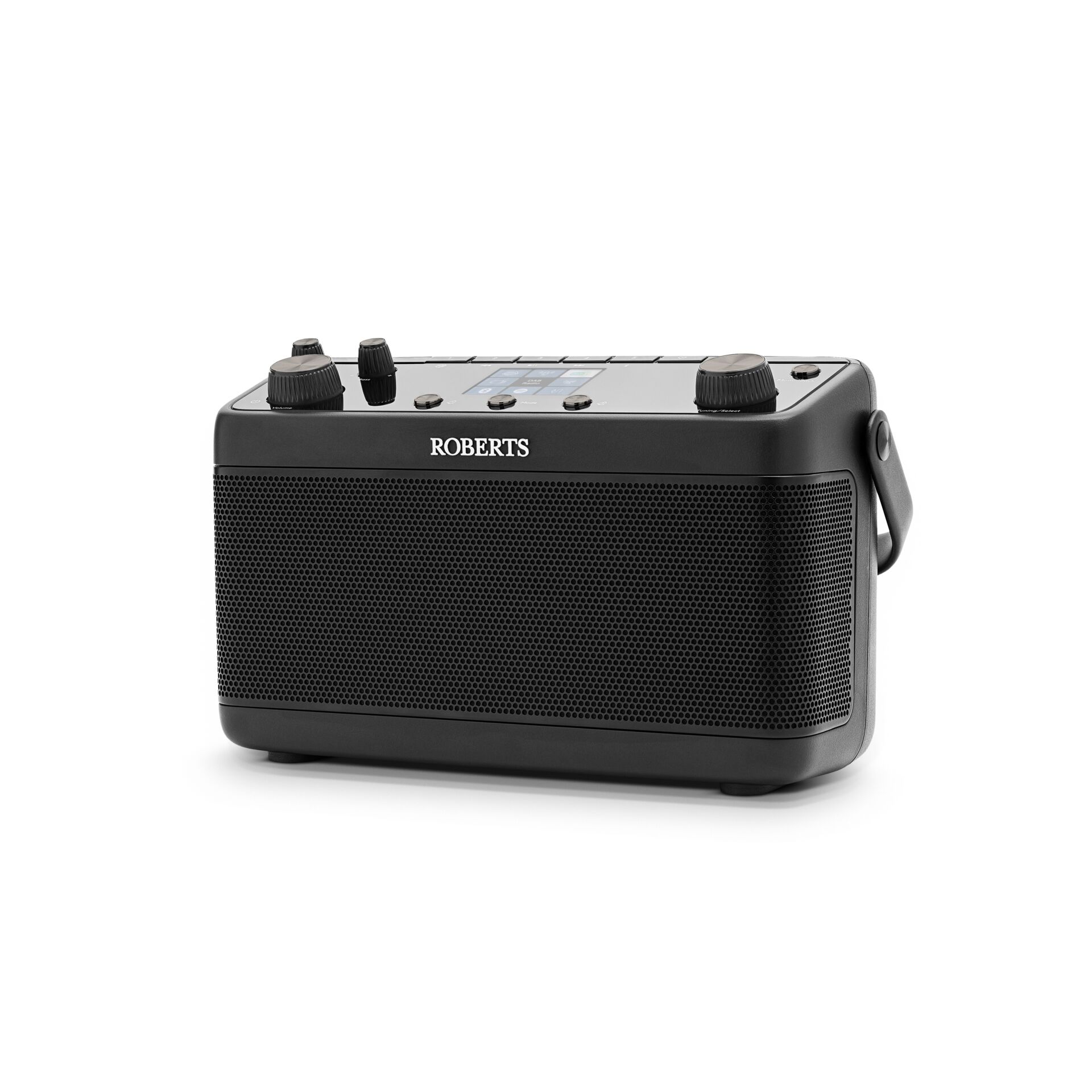 Bluetooth, Lautsprecher, Tragbar, Schwarz, Metallgitter