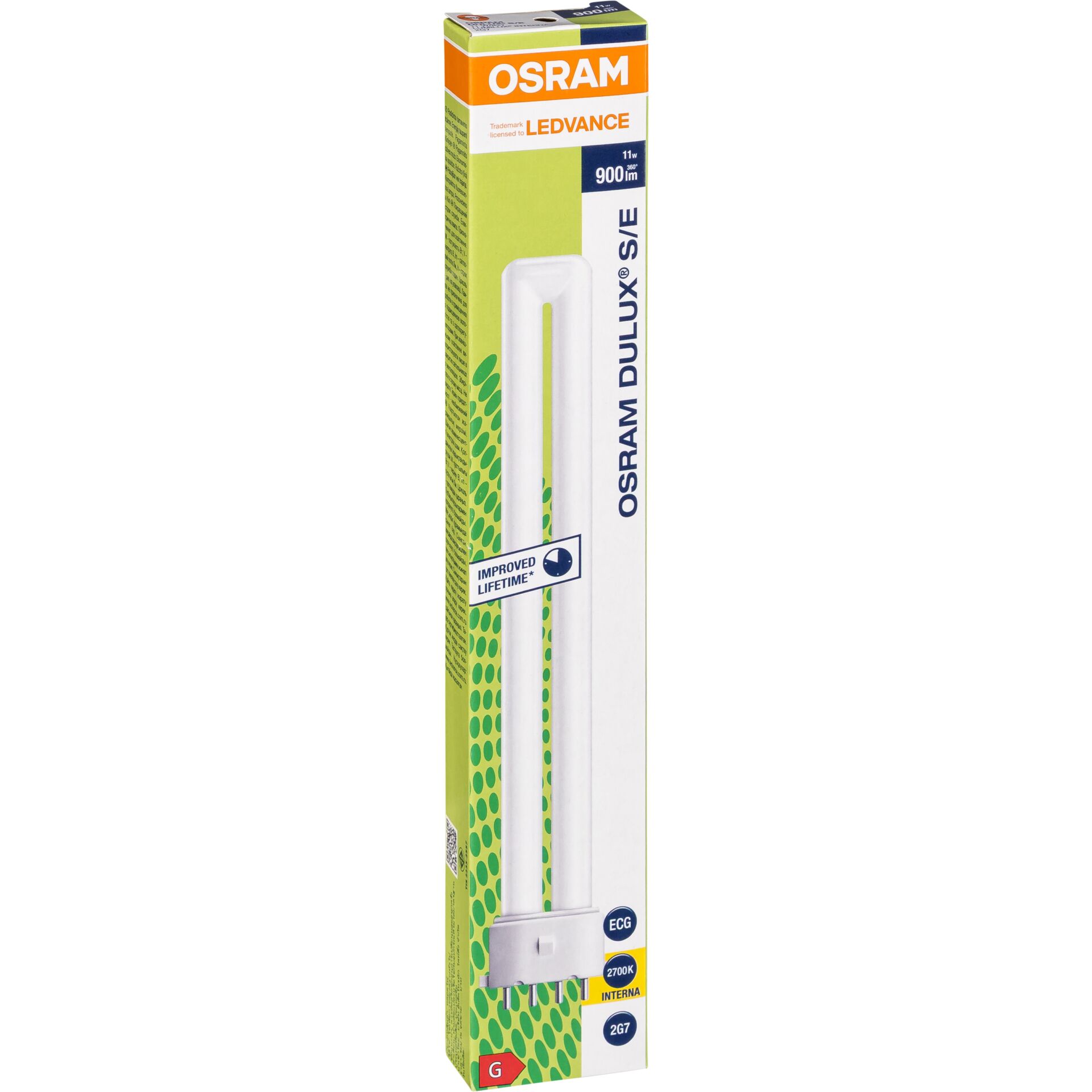Osram DULUX S/E Energiesparlampe  11W/827 2G7 FS1