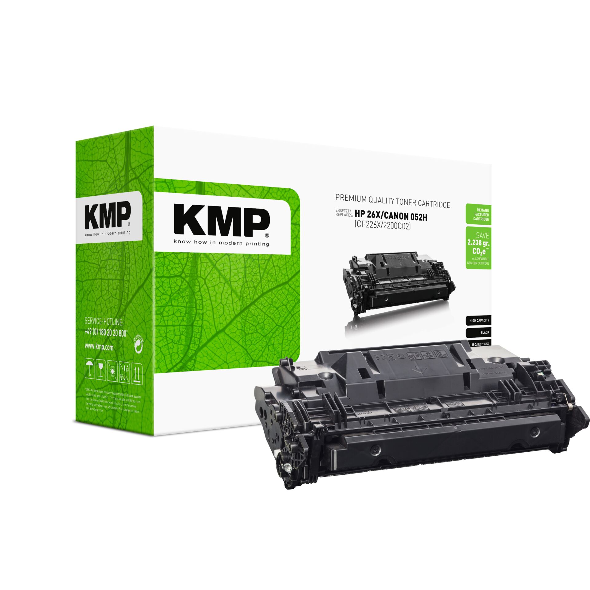 Computerausrüstung, Elektronik, Hardware, Maschine, Tonerpatrone, HP Canon 052H, Schwarz, Laserdrucker, Patronenbox