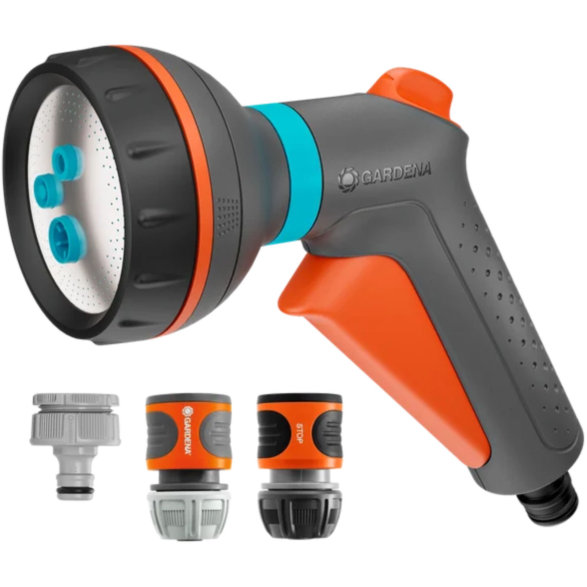 Gartenbrause, Gießstab, Kopfbrause, Verlängerung, Adapter