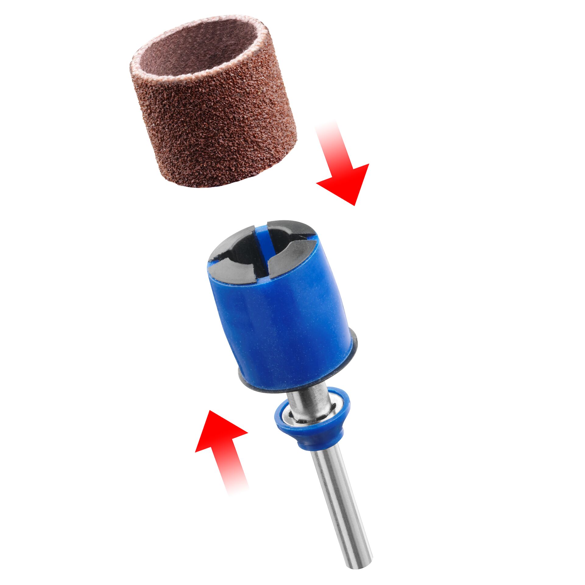 Schleifstift, Schleifscheibe, Kegelbohrer, Schaftbohrer, Werkzeug-Adapter