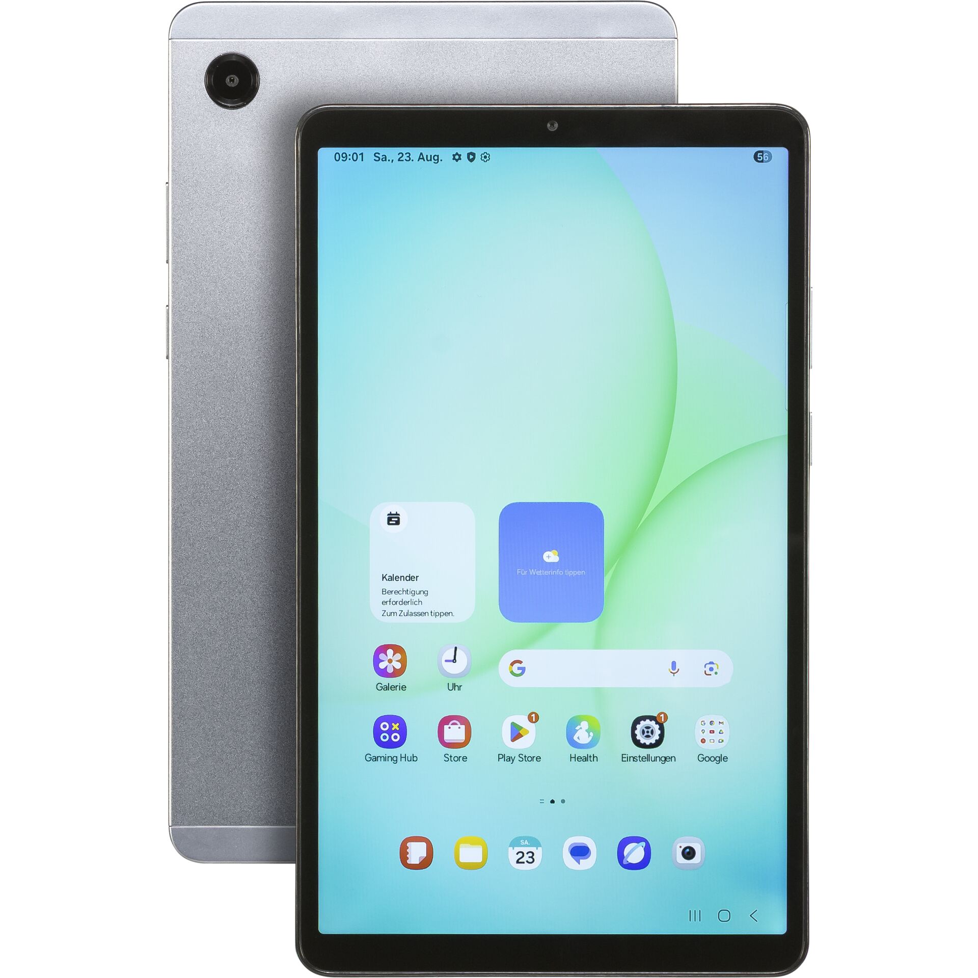 Tablet, Android, Tablett, Metallischgrau, Frontkamera