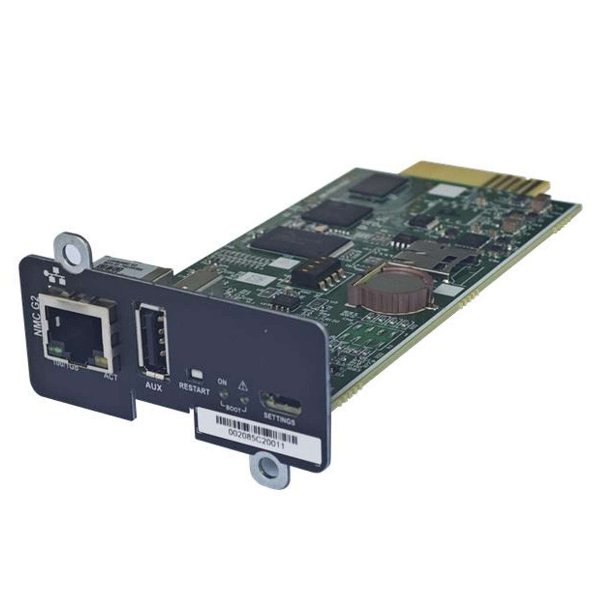 PCIe-Karte, Netzwerkkarte, RJ45-Port, grüne Leiterplatte, Kontrollerkarte