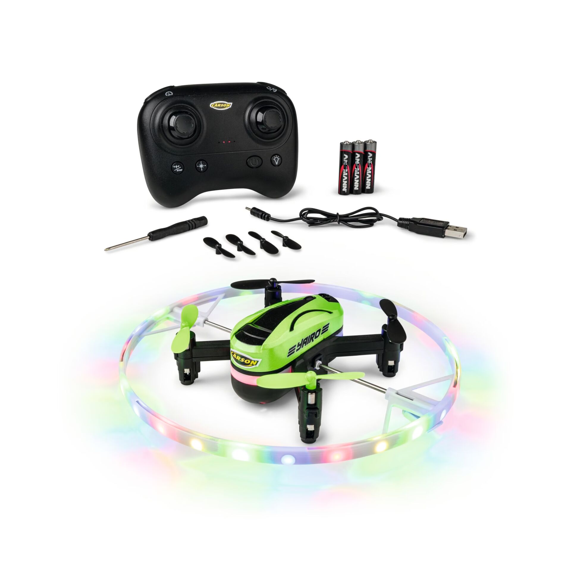 Quadcopter, Drone, LED Ring, RC Quadcopter, Batterien