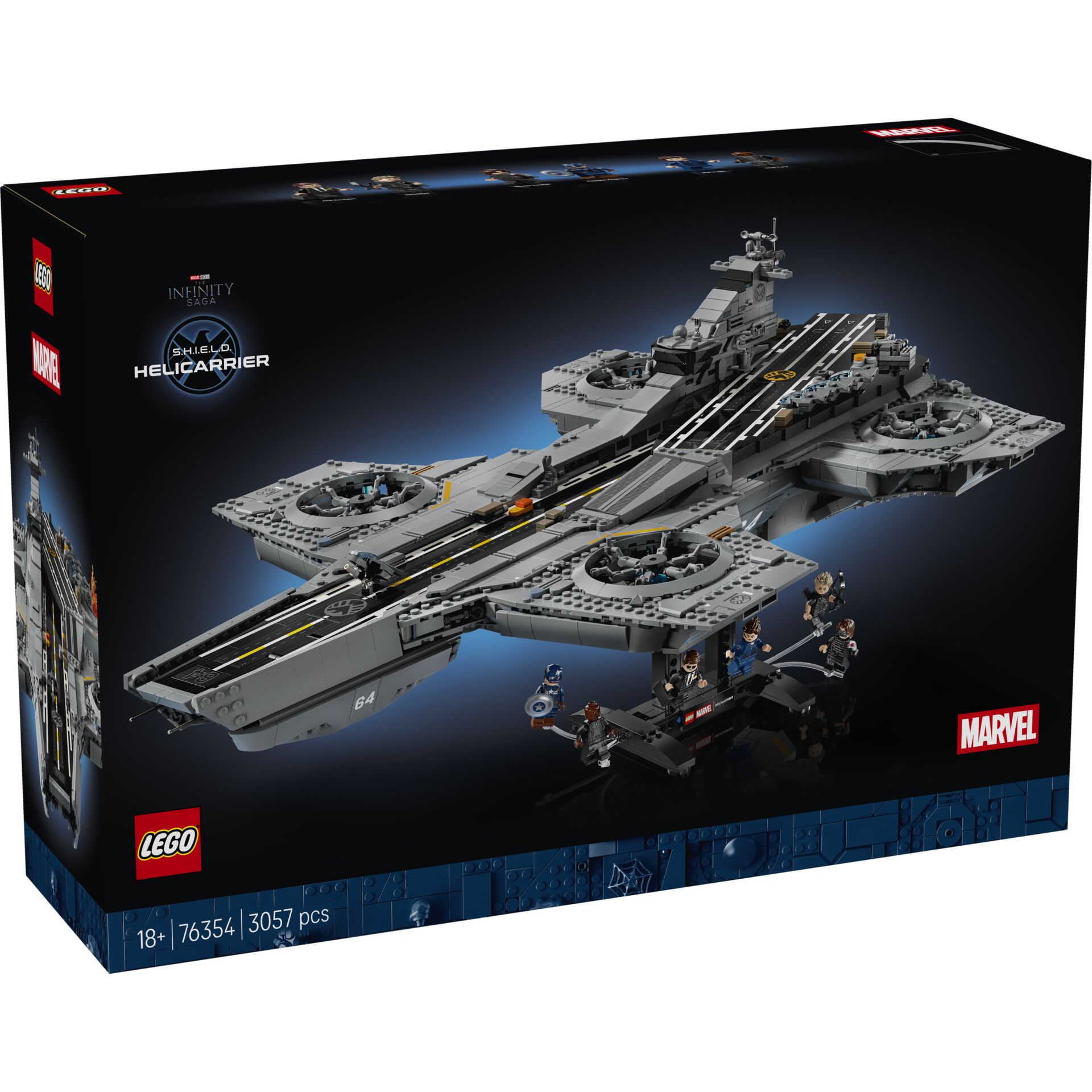 Lego, Marvel, Helicarrier, Raumschiff, Modellbausatz