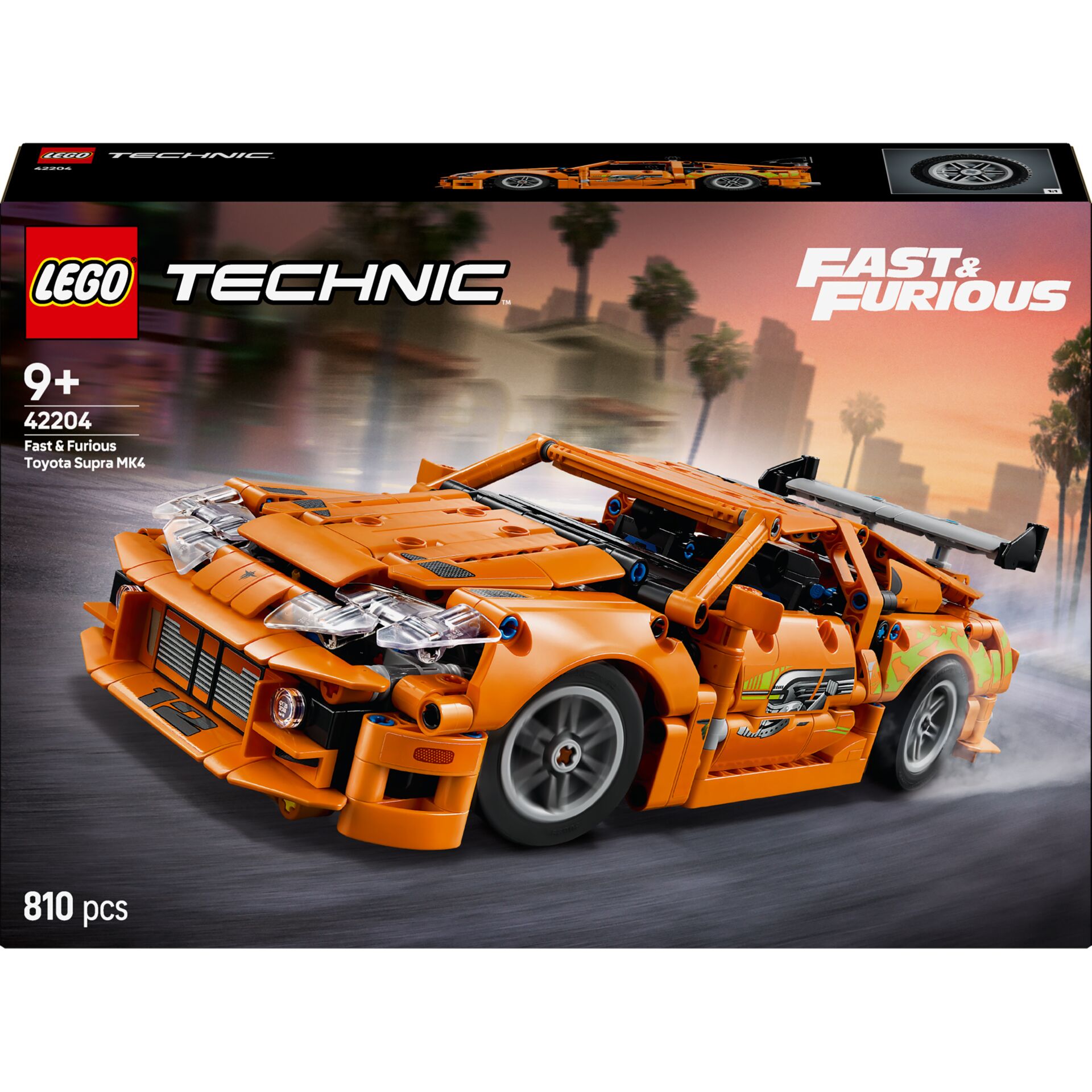 Lego, Technic, Auto, Orange, Modell