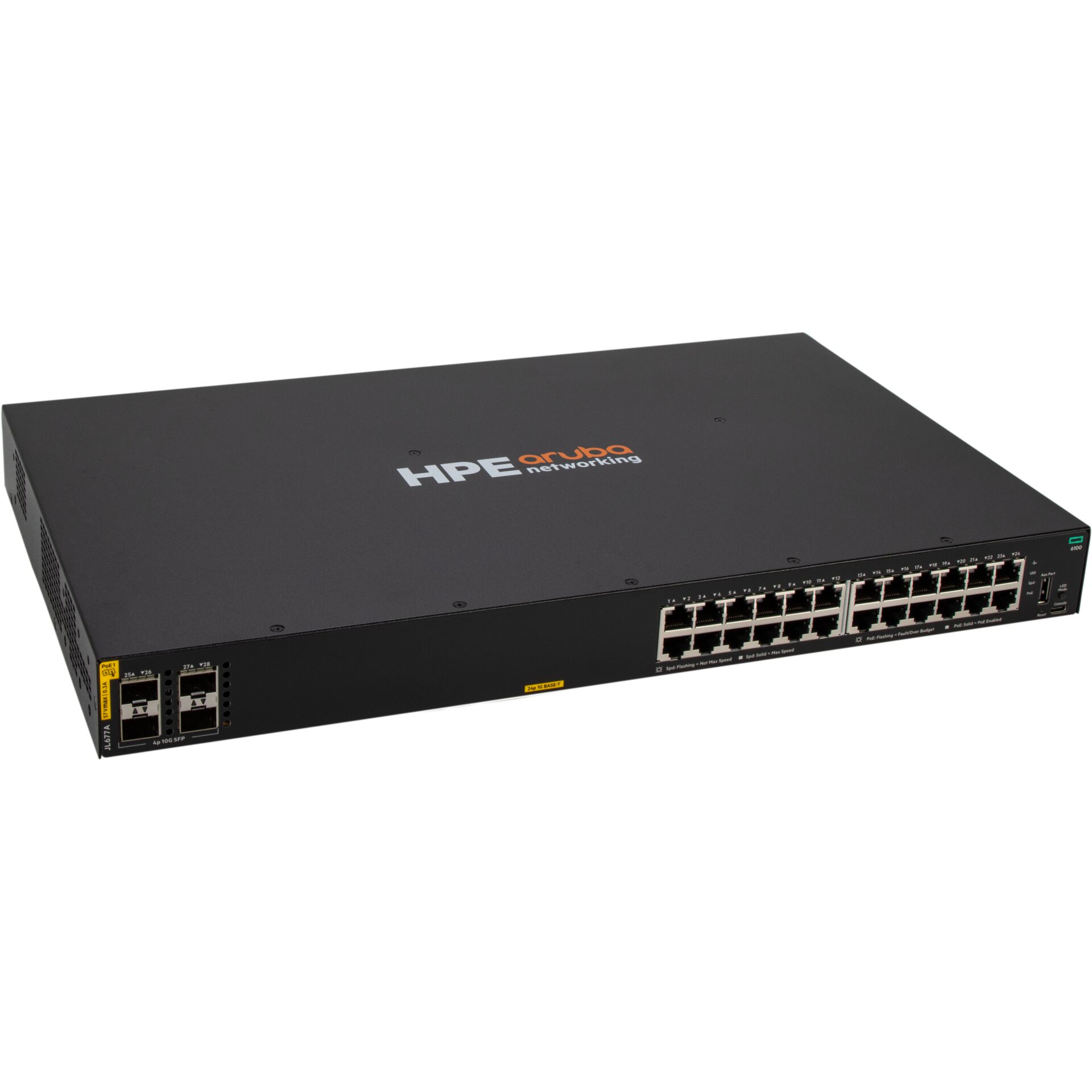 Netzwerk-Switch, PoE-Switch, 24-Port, Layer-2, Rack-mount, switch, Netzwerk, Rackmount, 50-Port, HPE Aruba