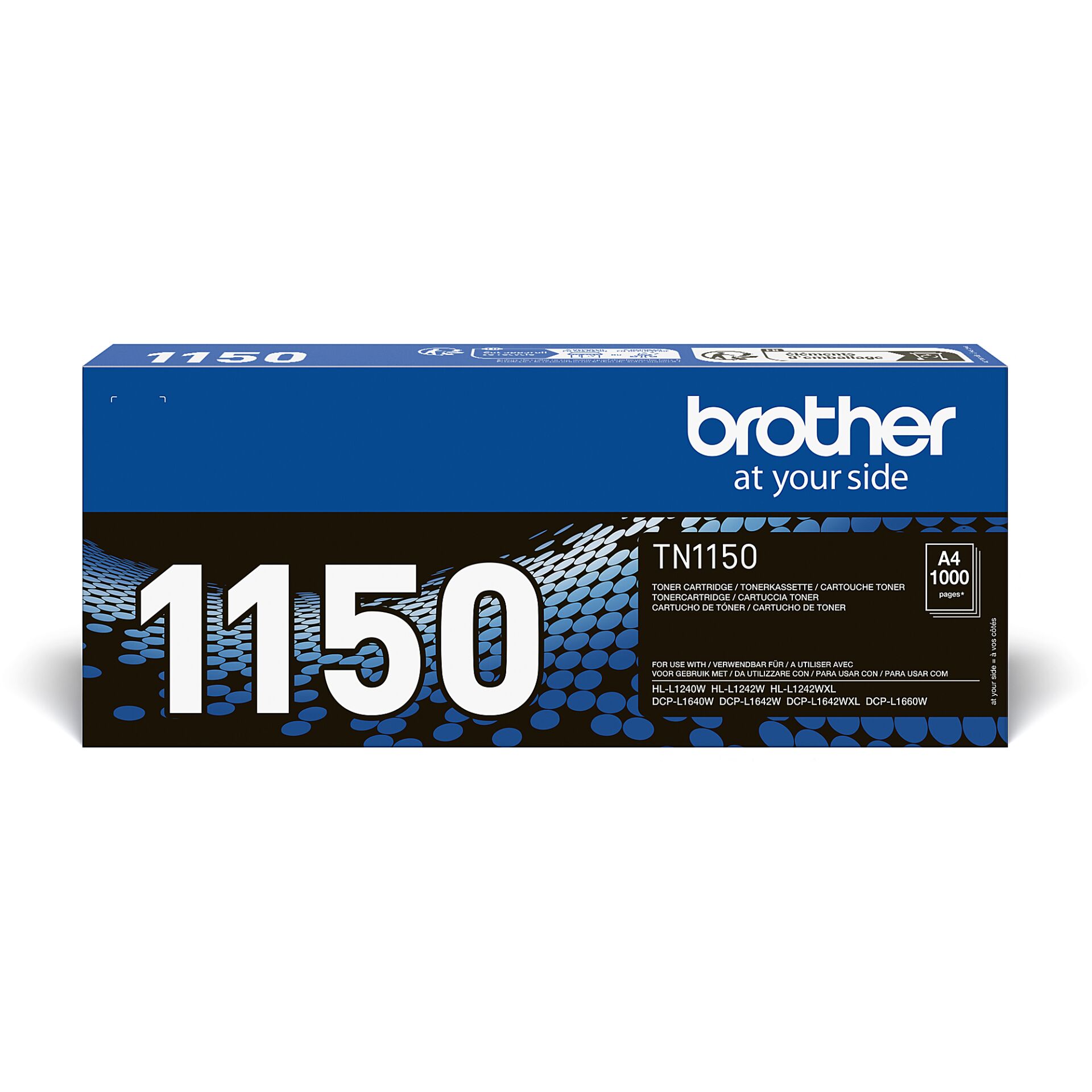 Toner, TN1150, A4, Kassette, Schwarz-Blau