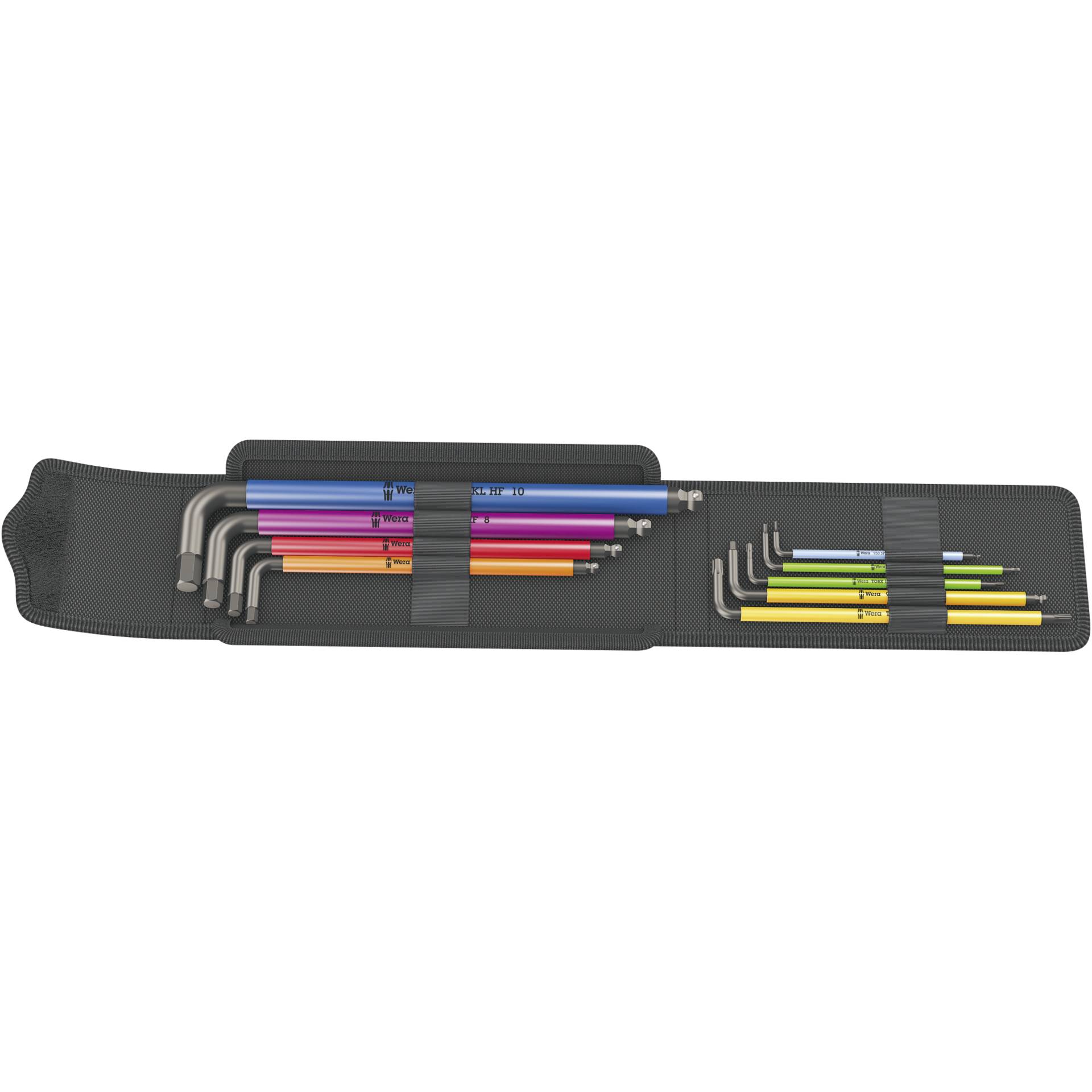 Wera Bicycle Set 4  Winkelschlüsselsatz mit Haltefkt