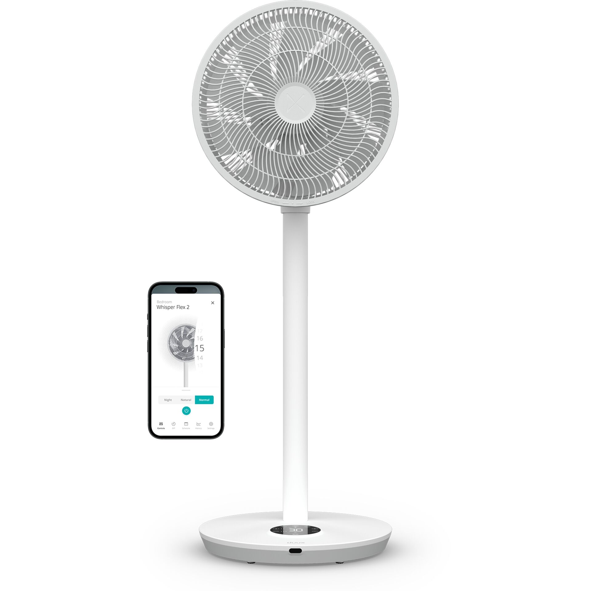 Ventilator, Standventilator, Umluft, Fernbedienung, Smartphone-Steuerung