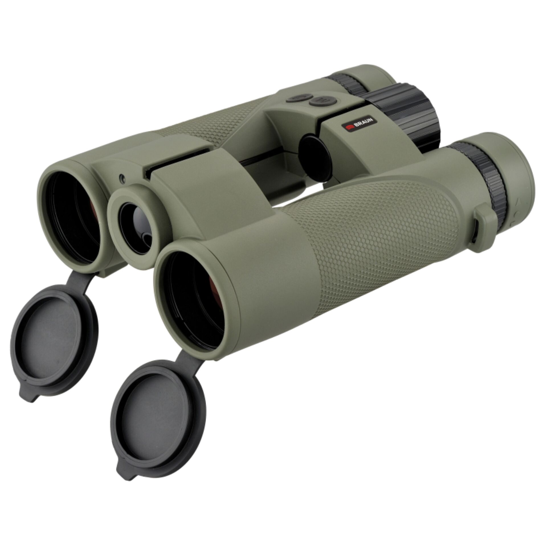 Fernglas, Binoculars, Grün khaki, Sichtfeld, Deckelpupillen