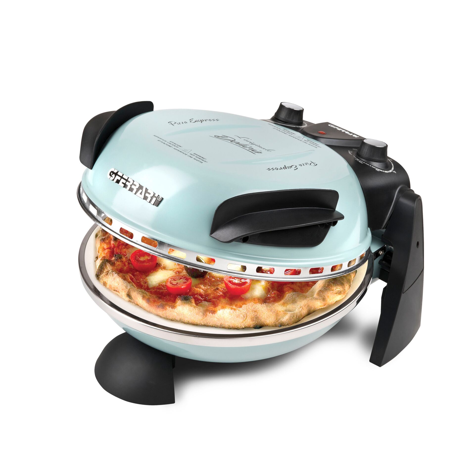 Pizzaofen, Rundes Ofen, Portabler Ofen, Blau, Design