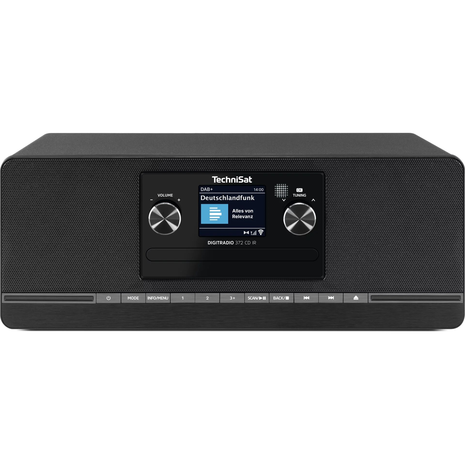 DAB+ Receiver, Schwarz, Stereoanlage, Internet-Radio, MP3-Player