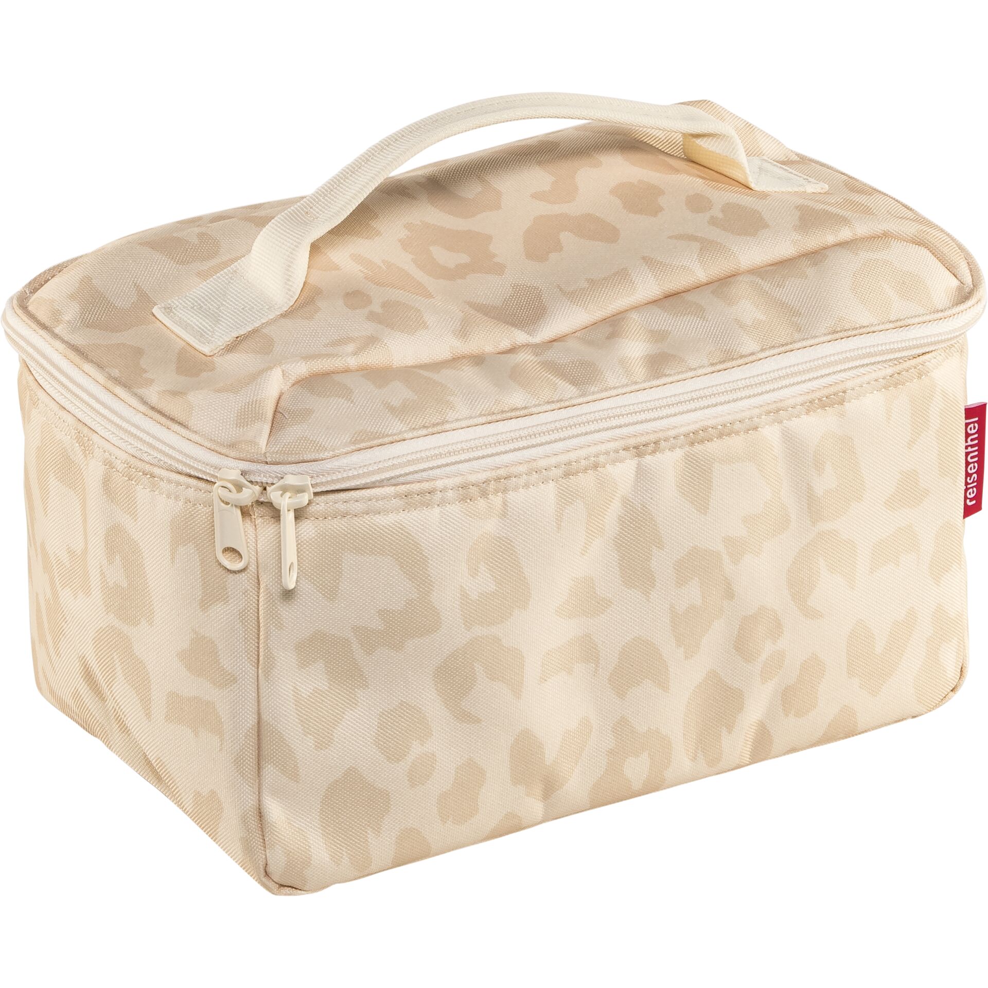 Kulturtasche, Kosmetiktasche, Leopardenmuster, Reise-Organizer, Reißverschluss