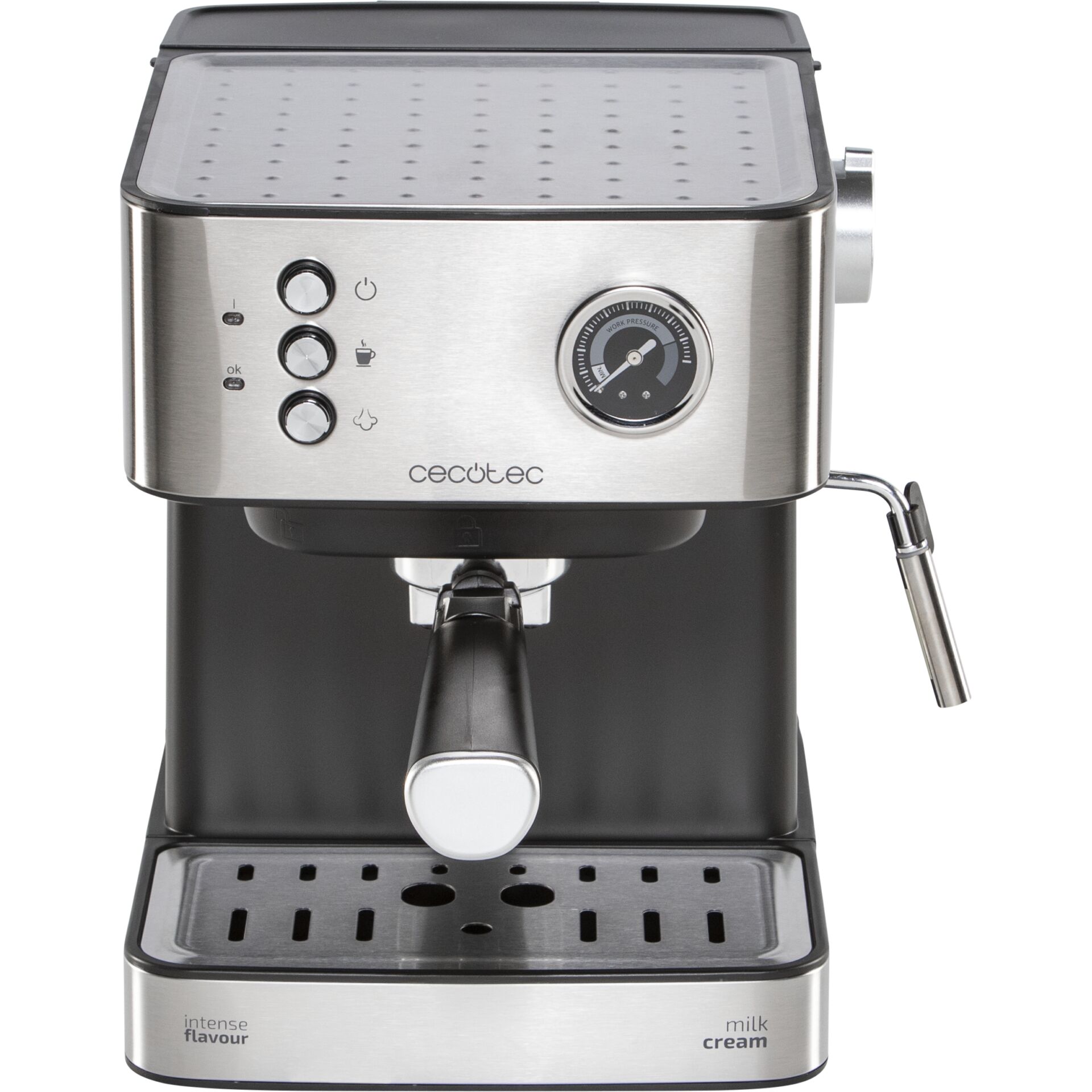 Espressomaschine, Milchschaum, Edelstahl, Funktionsvielfalt, Dampfrohr