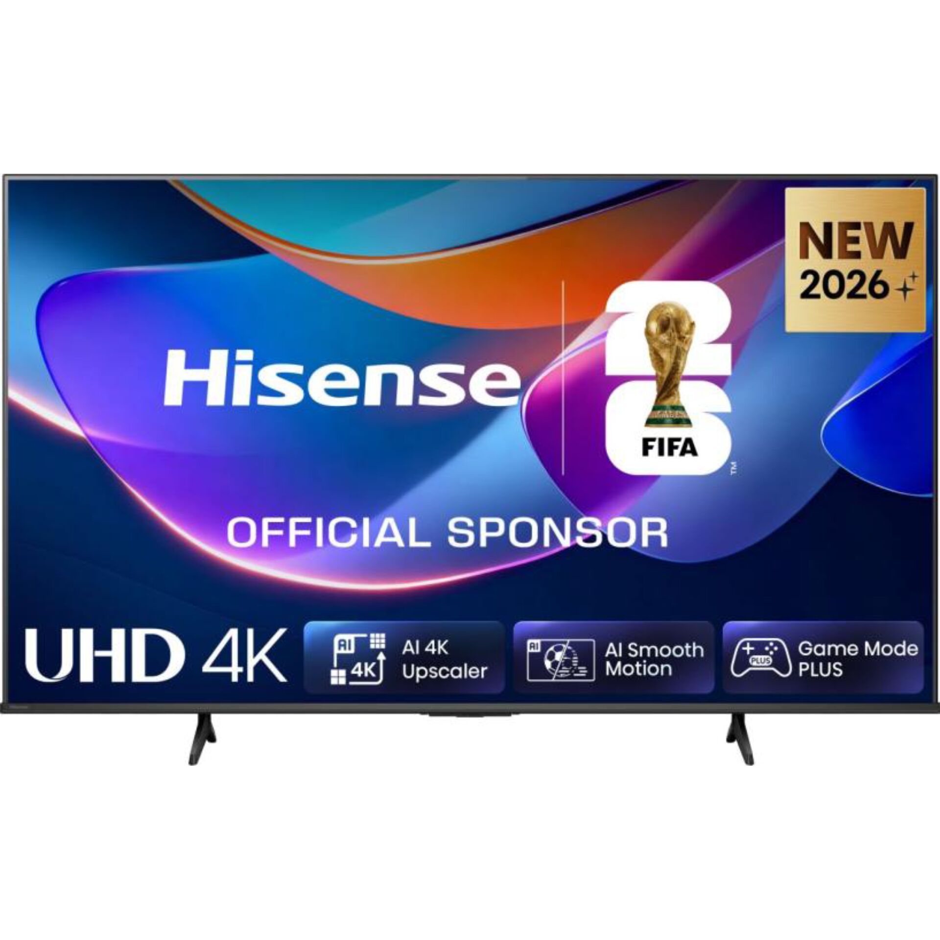 UHD 4K, Smart TV, KI-Upscaler, FIFA-Sponsoring, Game Mode Plus