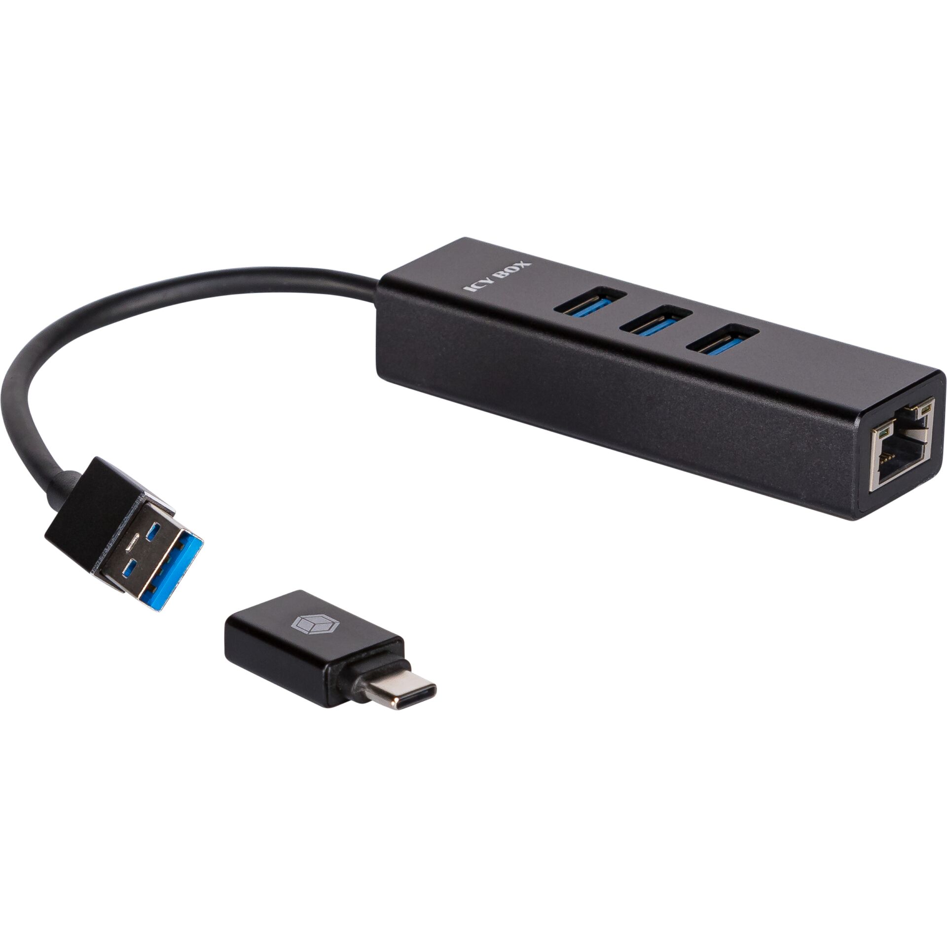 USB-Hub, USB 3.0, Adapter, USB-C?, LAN-Port