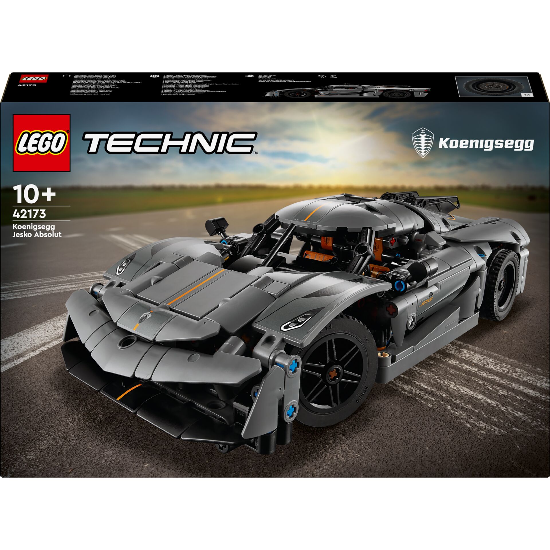 Lego Technic, Modellauto, Sportwagen, Grau, Rennwagen