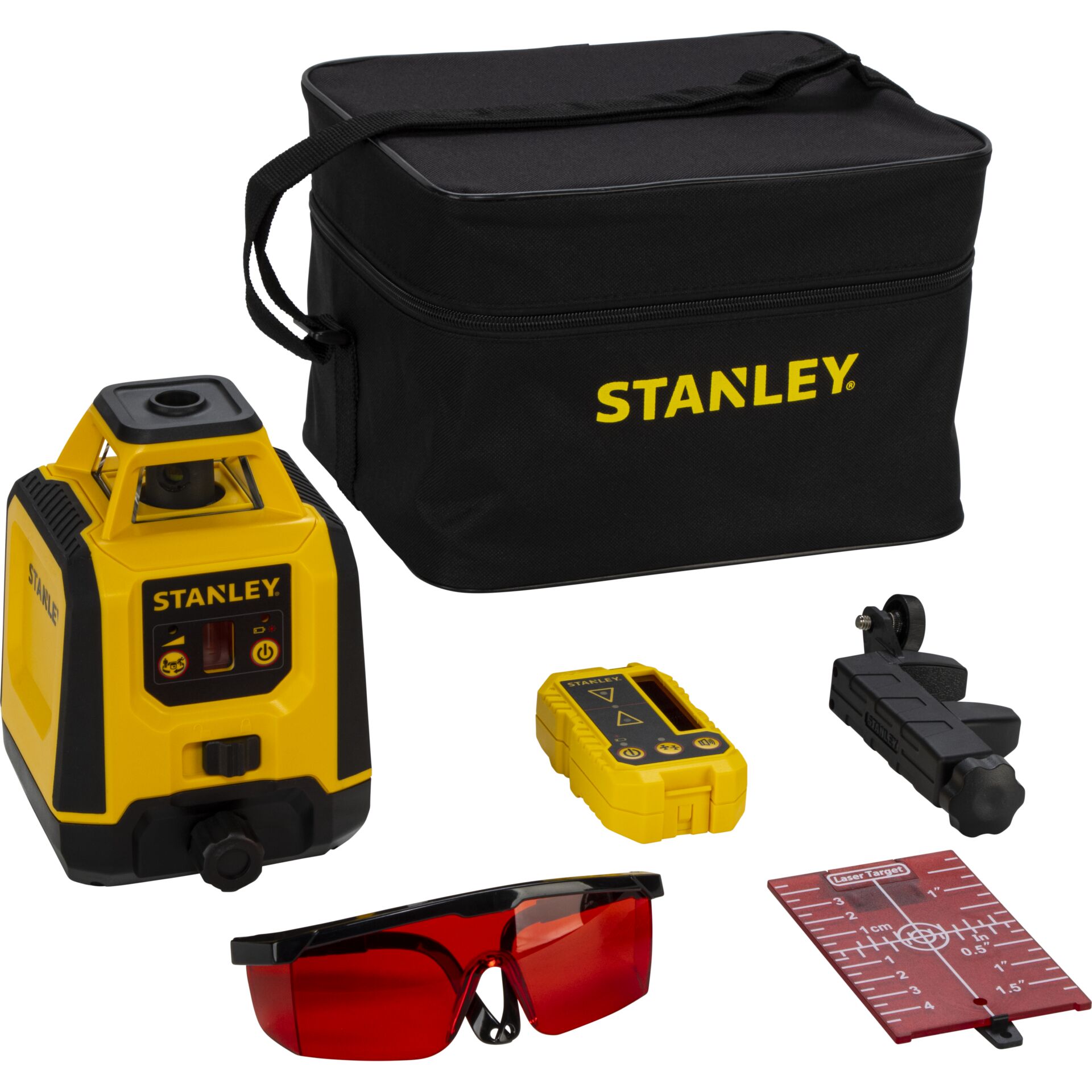 Tiefenmesser, Laser-Entfernungsmesser, Messgerät, Satz, Zubehör, Laserpeilgerät, Aufbau-Set, Schutzbrille, Tragetasche, Batterien enthalten