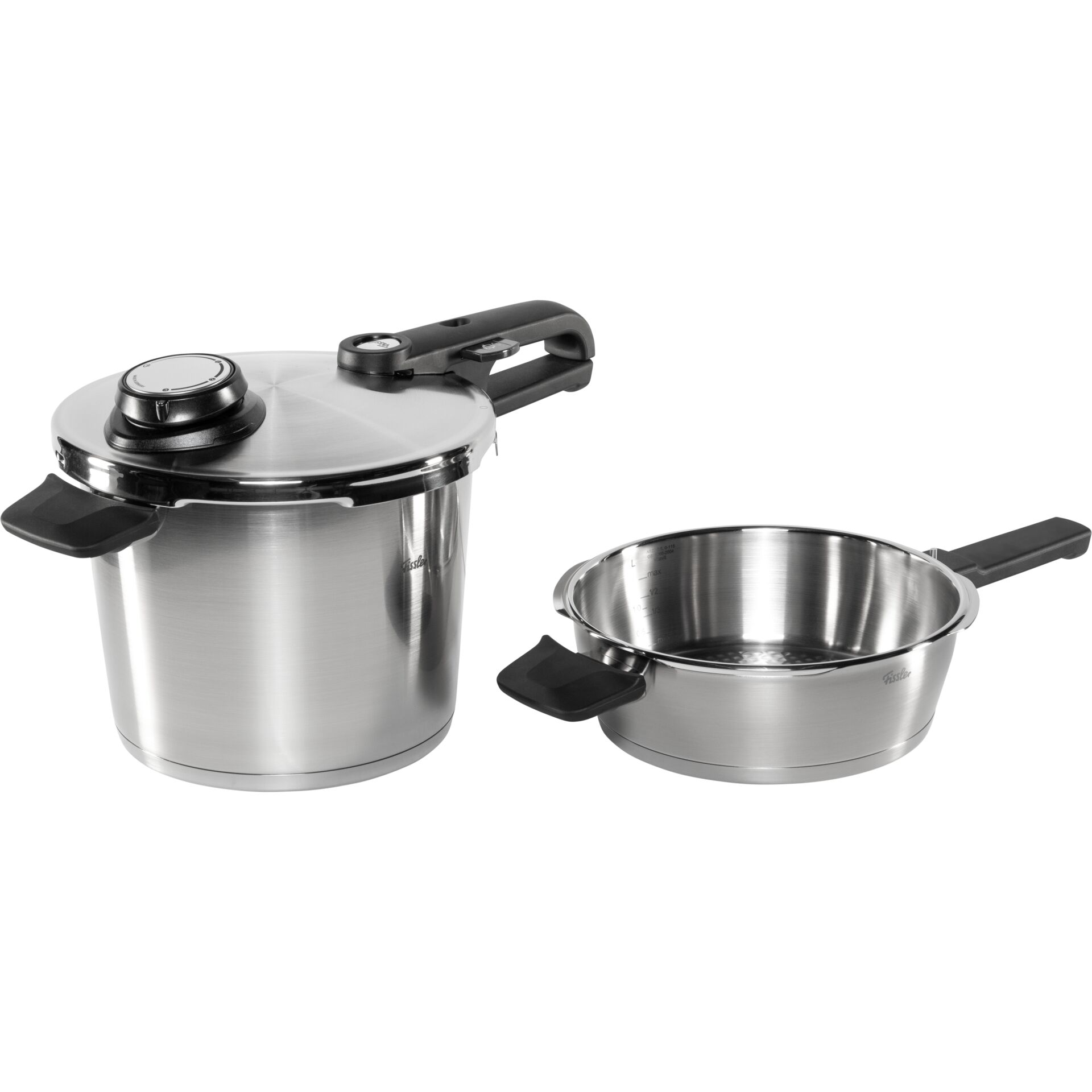Fissler Vitavit Premium Duo Set  Schnellkochtopf, 6 und 2,5 L