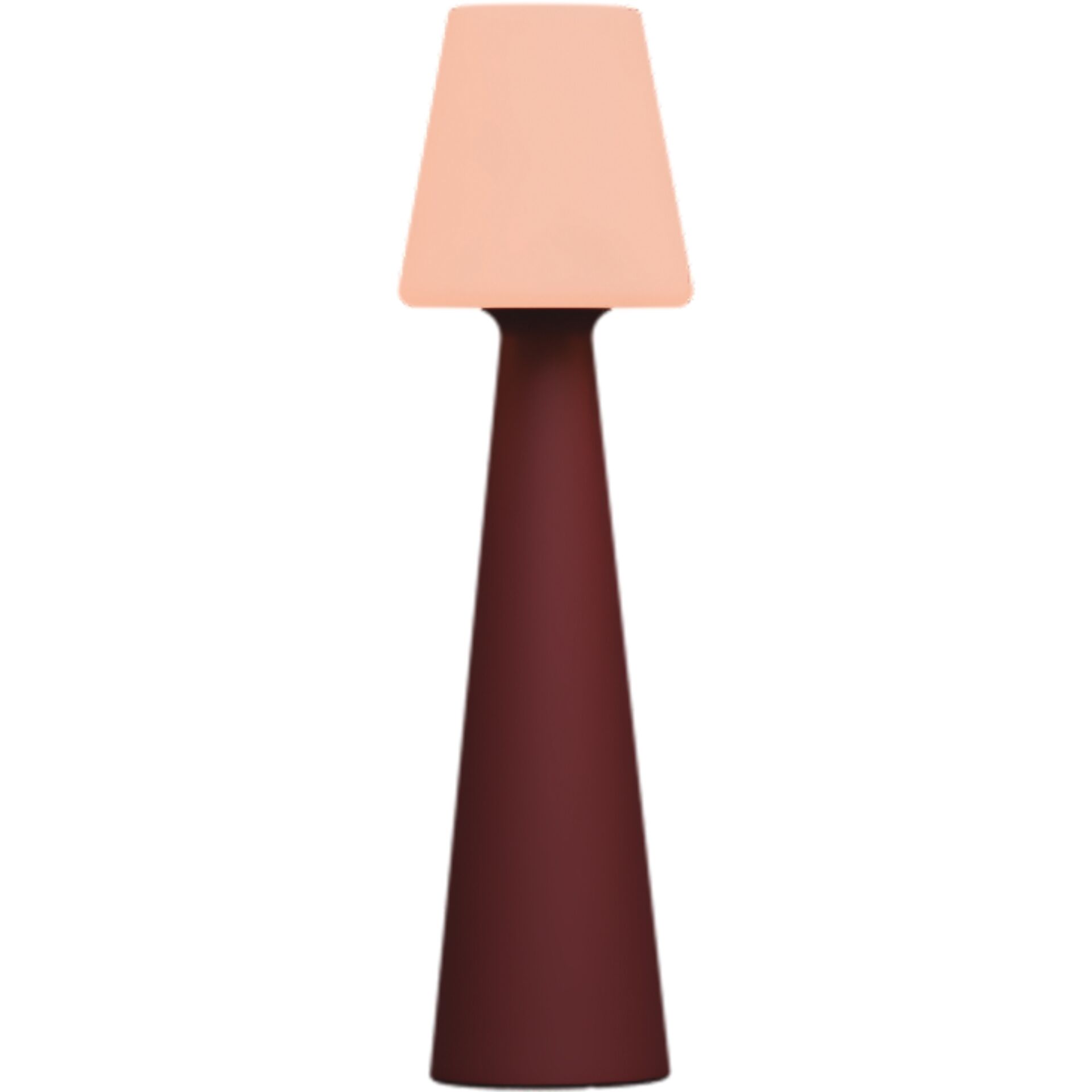 Tischlampe, Lampenständer, Beleuchtung, Kegelform, Rosa Beige