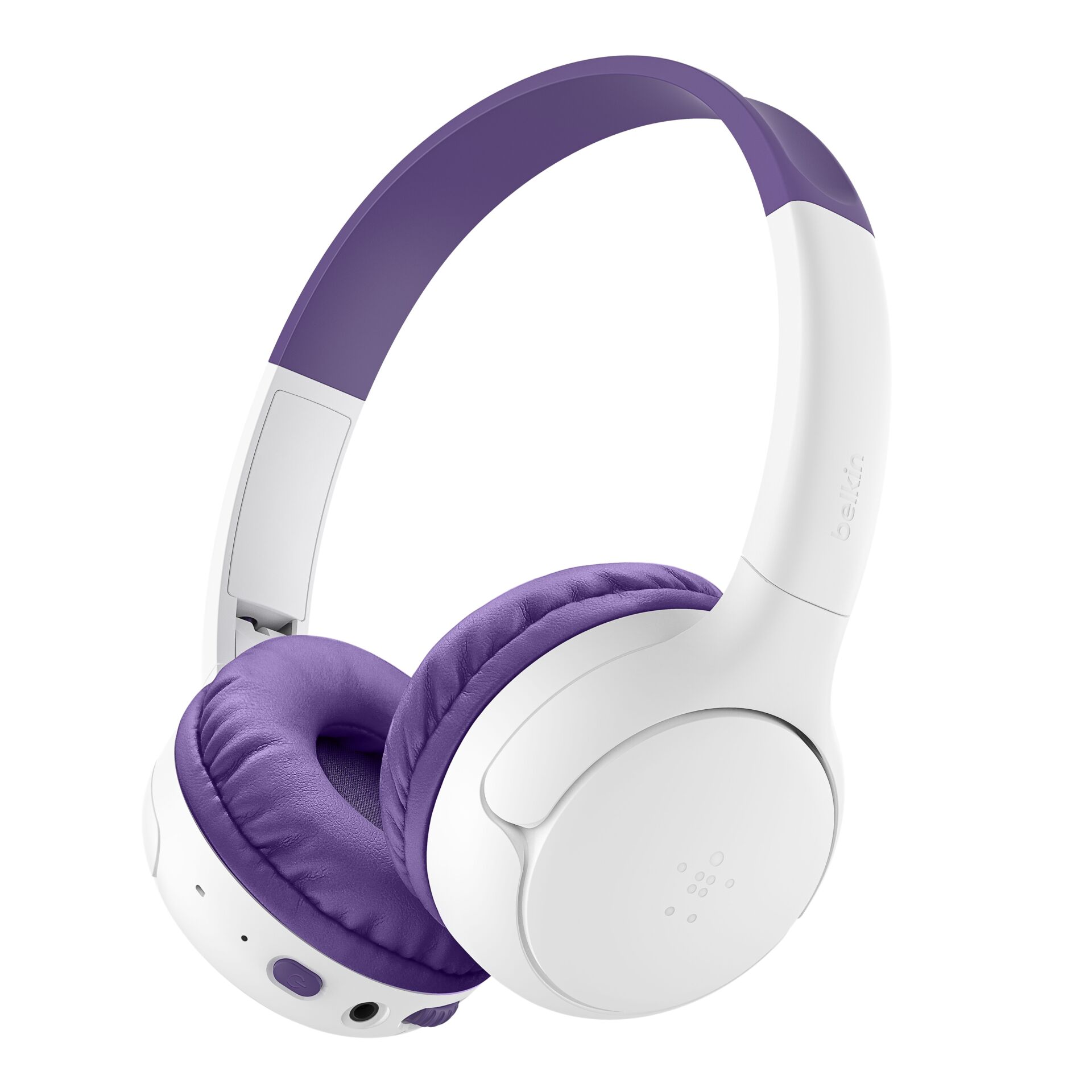 Kopfhörer, Over-Ear, Drahtlos, Purple Accents, Weiß-Lila