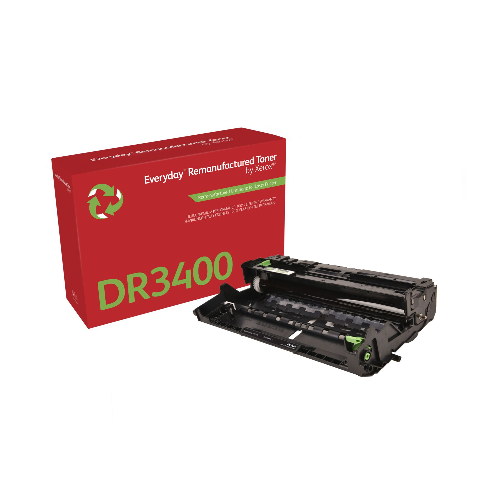 Drucker-Kassette, Toner, DR3400, Remanufactured, Laserdrucker