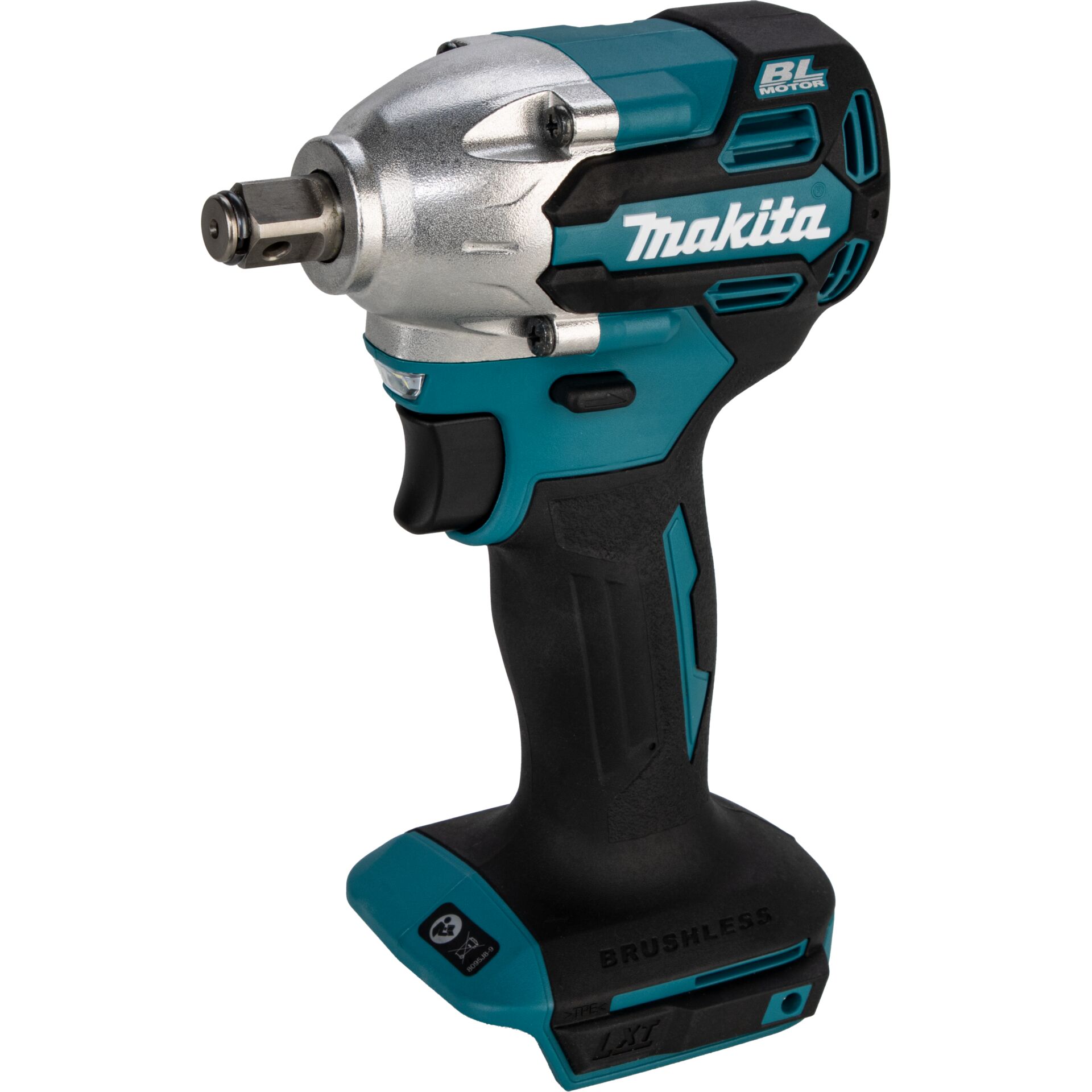Akku-Schlagschrauber, 18V, Makita, Drehschlagschrauber, Lithium-Ionen Akku, Schrauber, Akkuschrauber, Schlagschrauber, Batterie, Teal/Schwarz