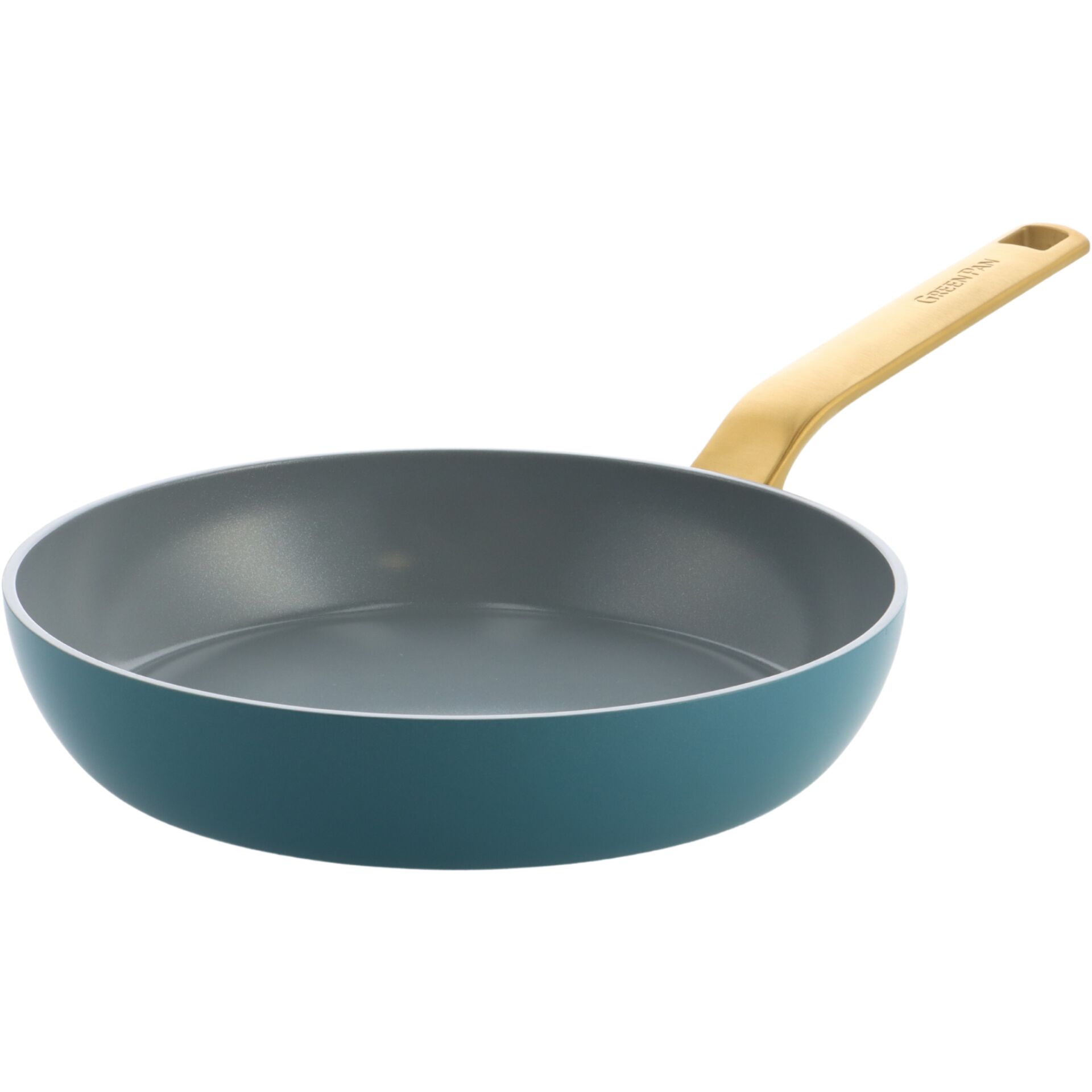 Pfanne, Antihaft, Griff, Türkis, Pfannenhandgriff
