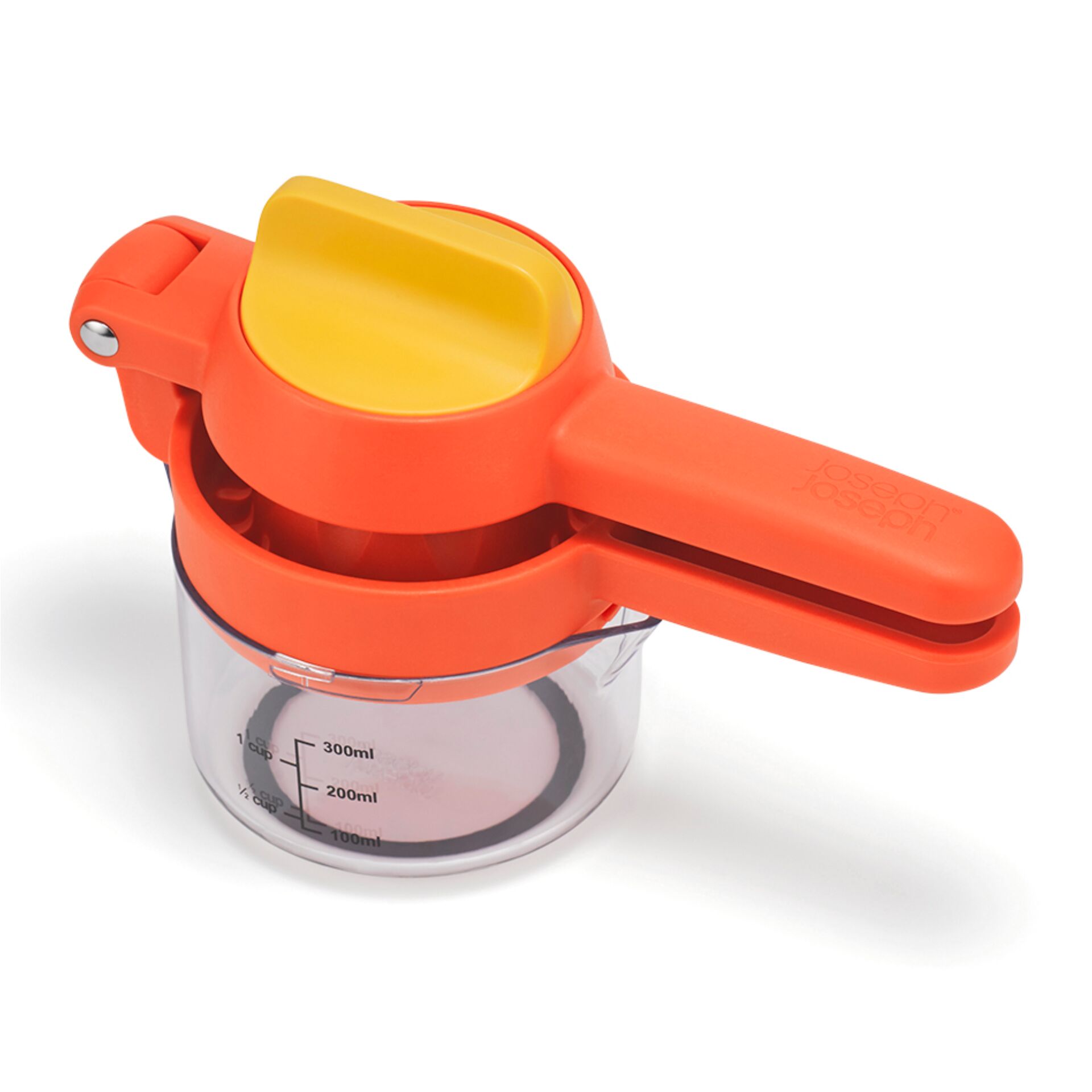 Kaffee-Pressed, Kaffeekanne, Manuelle Kapsel, Messglas, Orangene Farbe