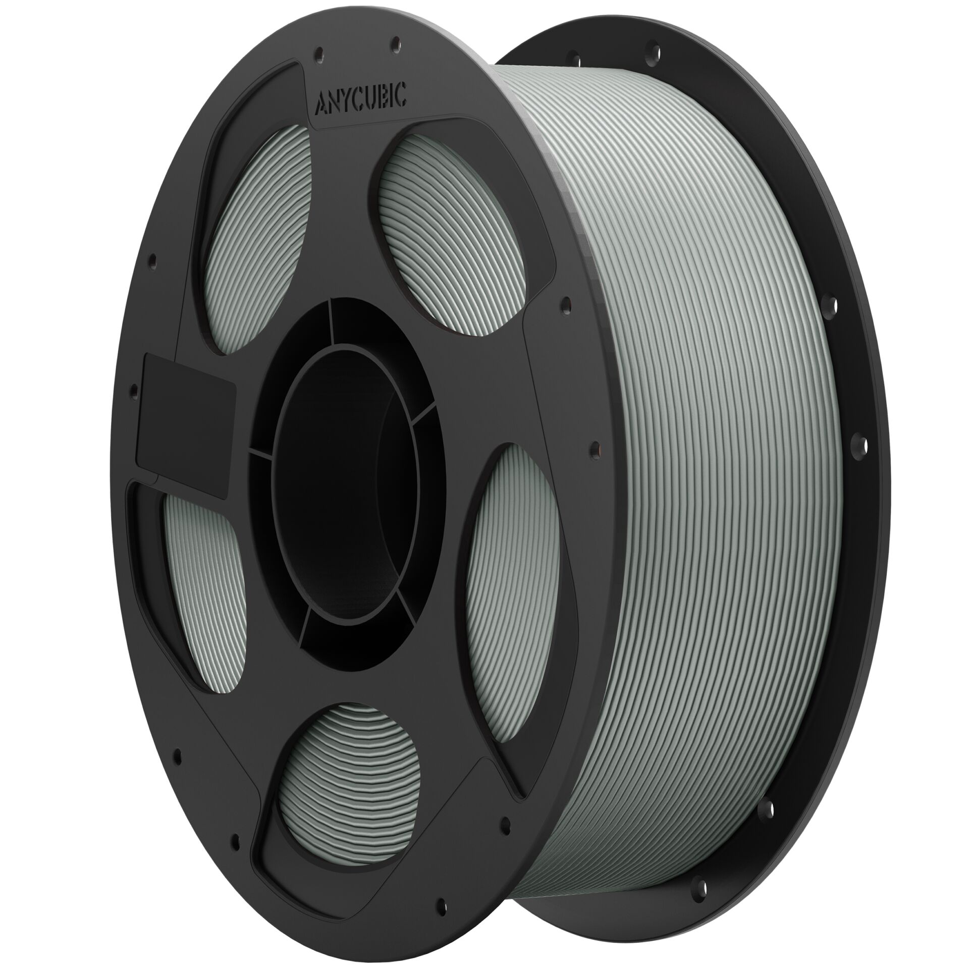 3D-Drahtfilament, PLA-Filament, Spule, Rolle, Grau